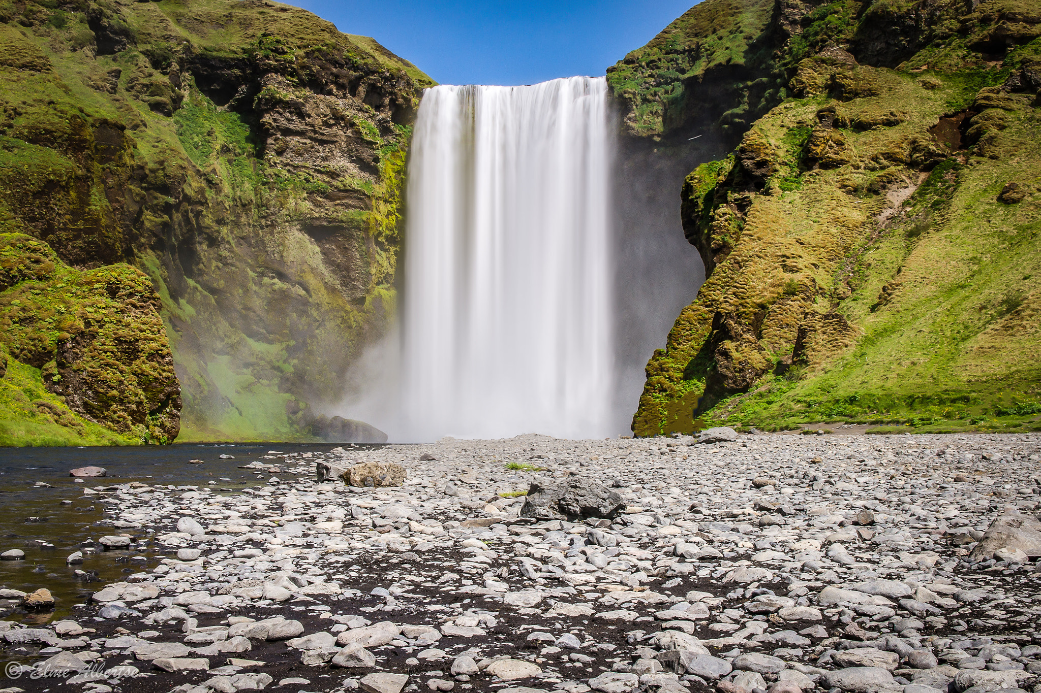 Sony Alpha DSLR-A500 + 17-50mm F2.8 sample photo. "forest falls" - skogafoss photography