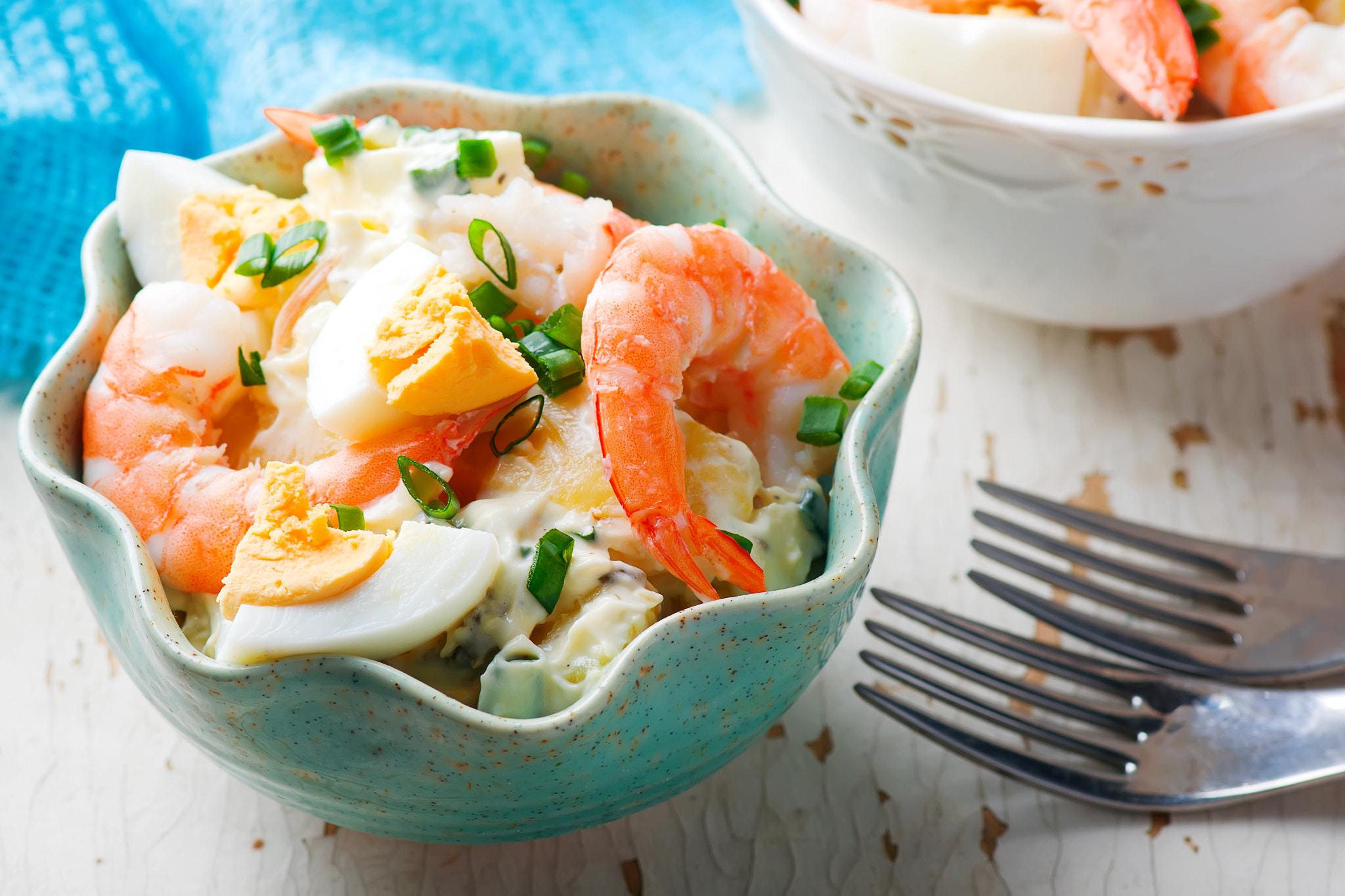 Nikon AF-S Micro-Nikkor 105mm F2.8G IF-ED VR sample photo. Shrimp eggs and potato salad photography