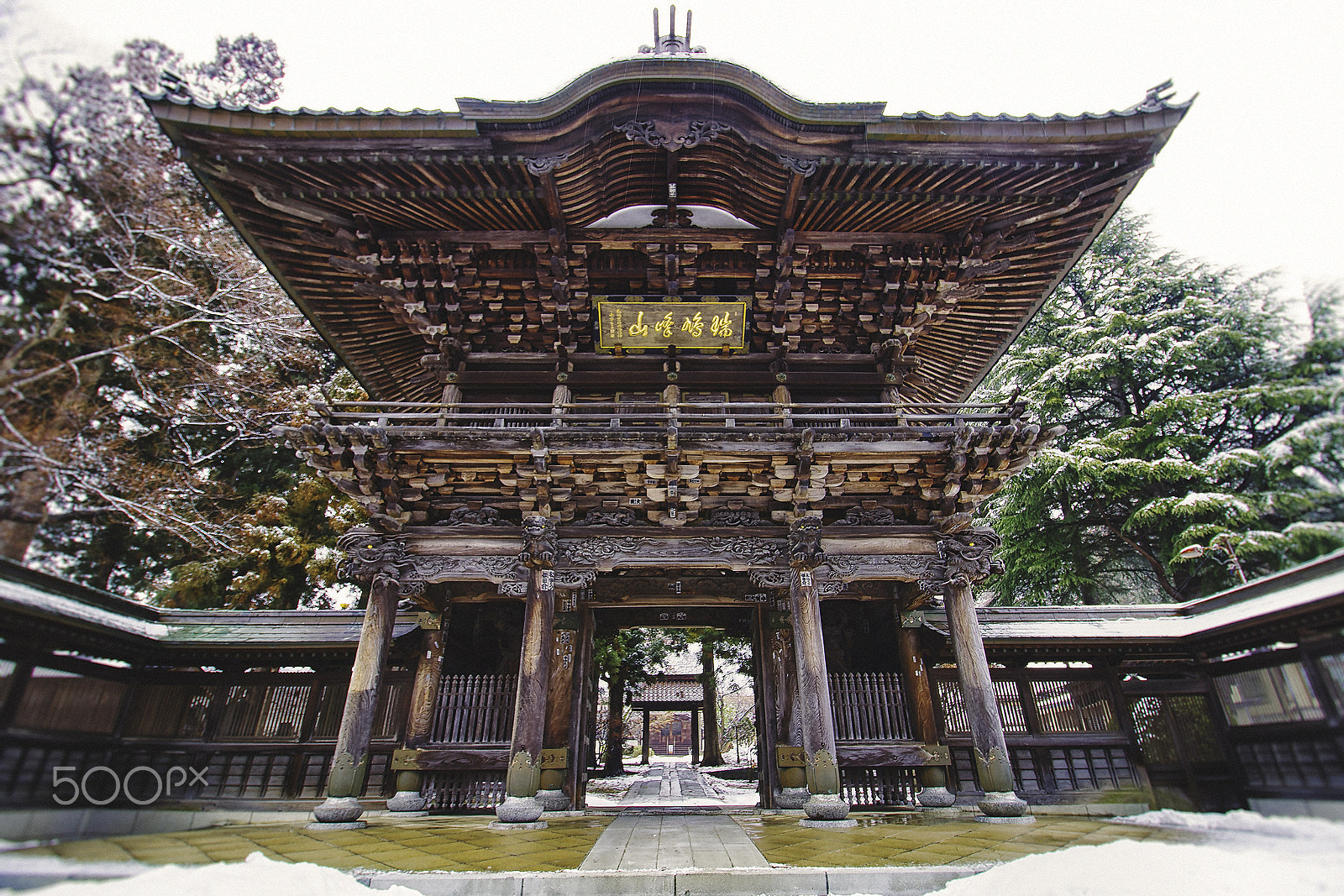 Canon EOS 7D sample photo. Hoonji temple entrance photography