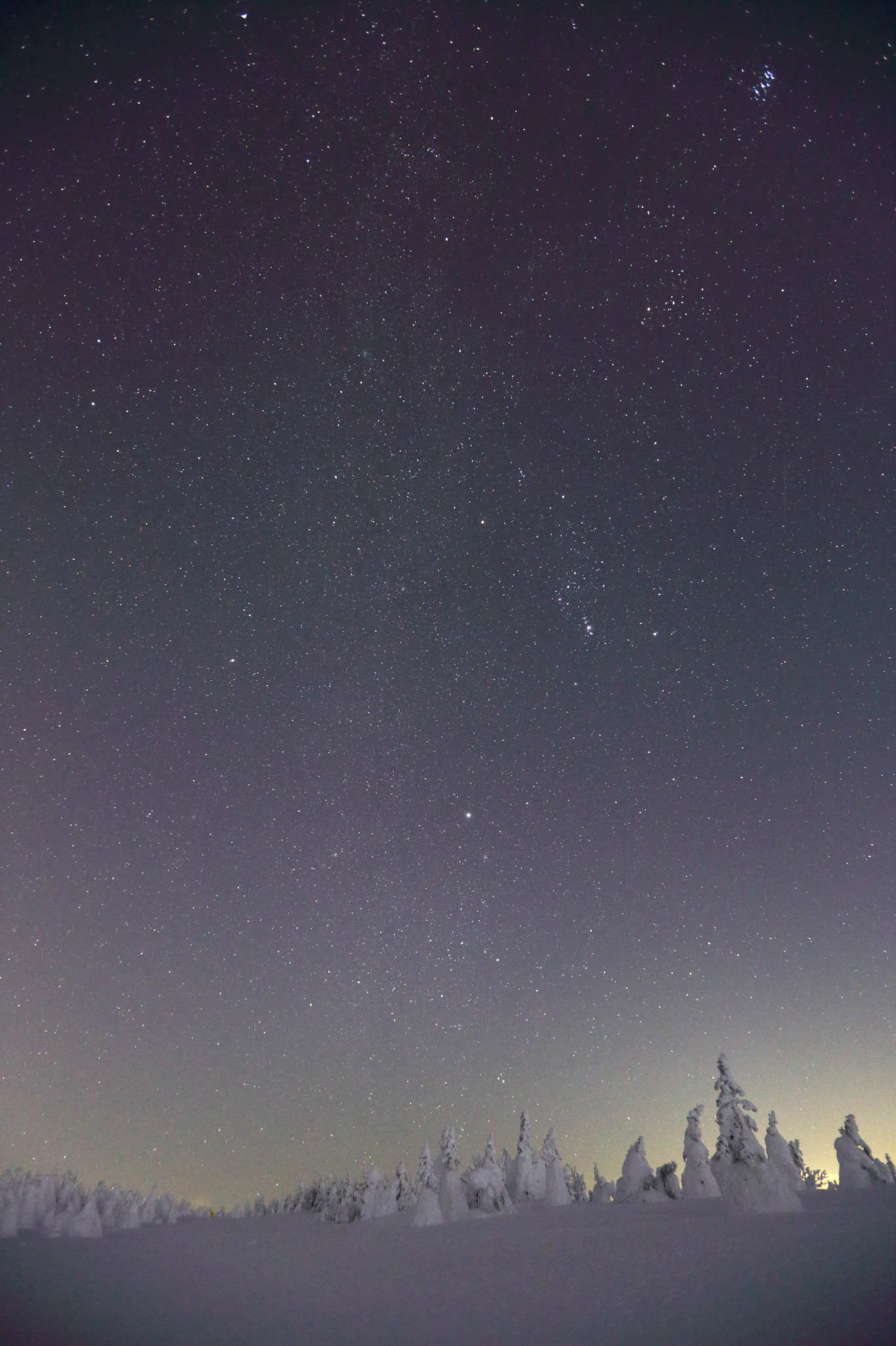 Canon EF 16-35mm F2.8L II USM sample photo. The winter galaxy photography
