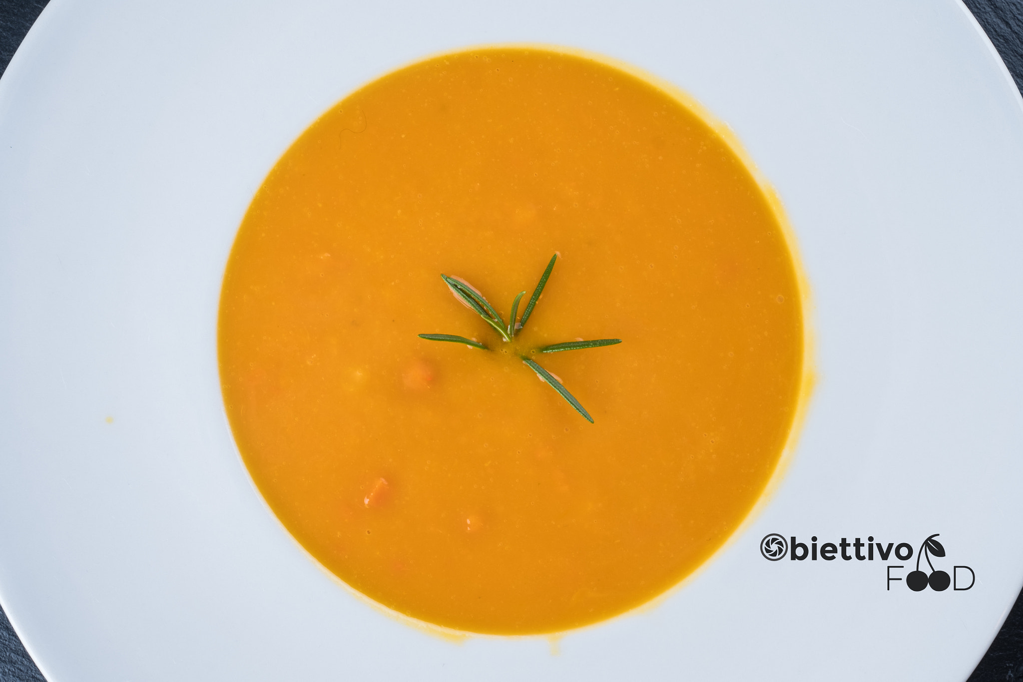 Fujifilm X-T2 sample photo. Squash soup in a big white bowl plate photography