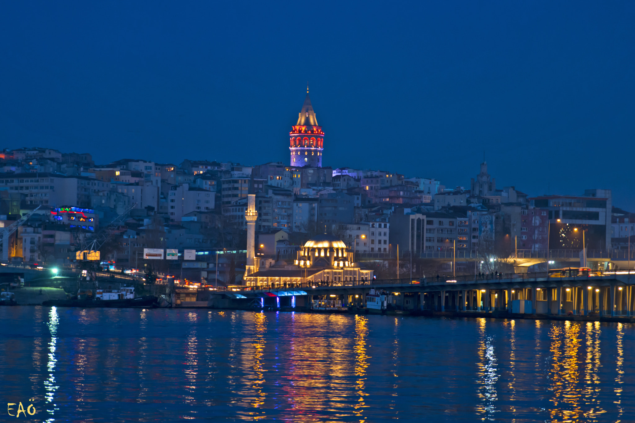 Tamron SP 24-70mm F2.8 Di VC USD sample photo. Night on golden horn photography