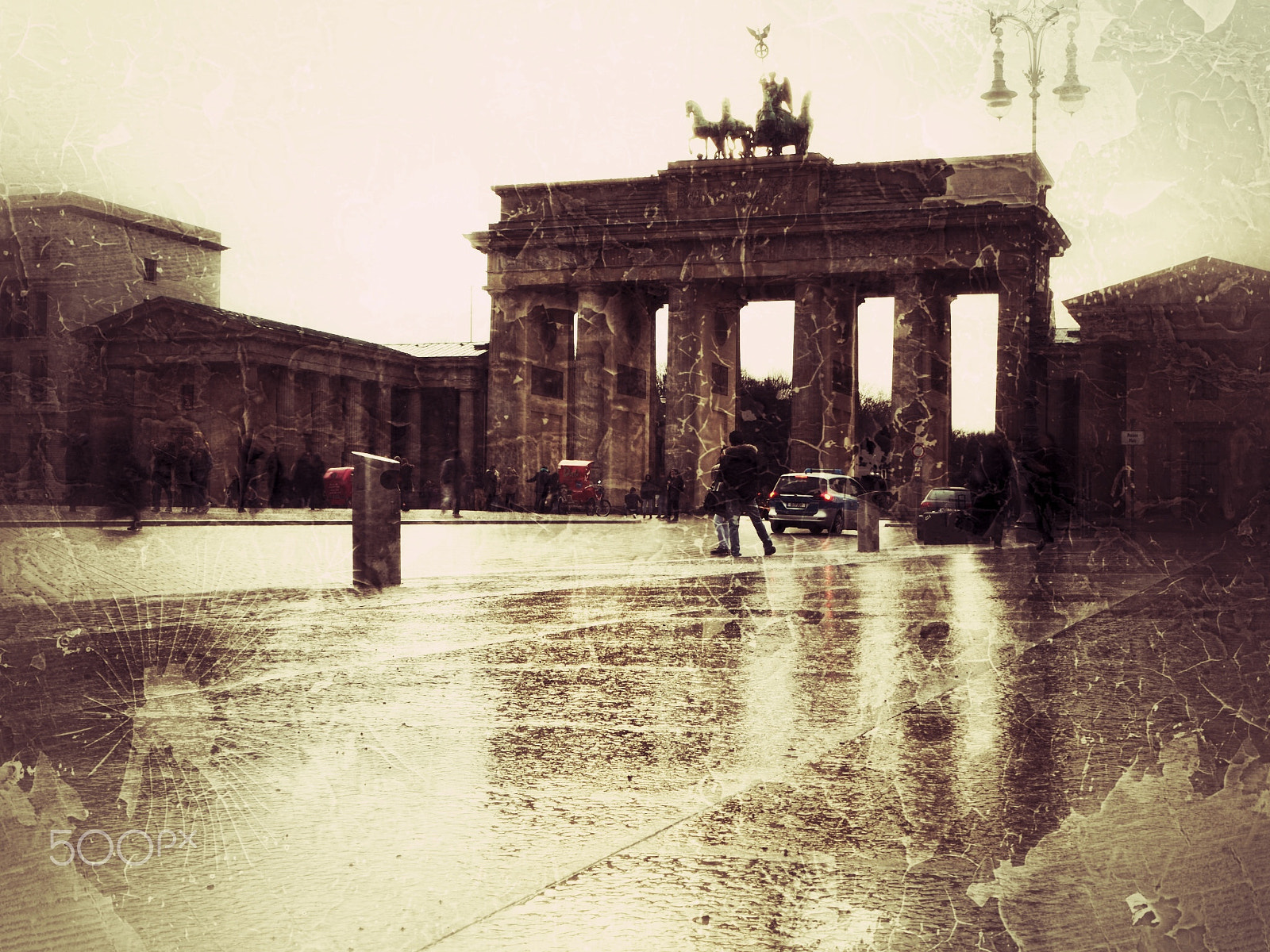 Olympus PEN-F sample photo. History's weight - brandeburg gate photography