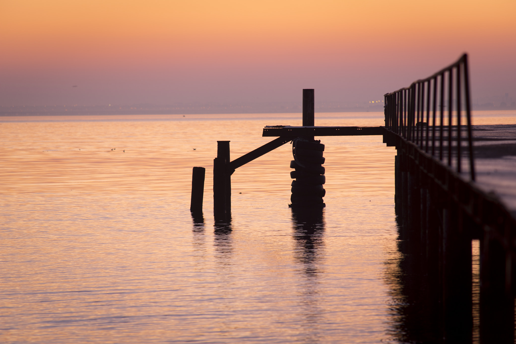 Nikon D750 + Sigma 70-200mm F2.8 EX DG Macro HSM II sample photo. Sunrise series - river balcony photography