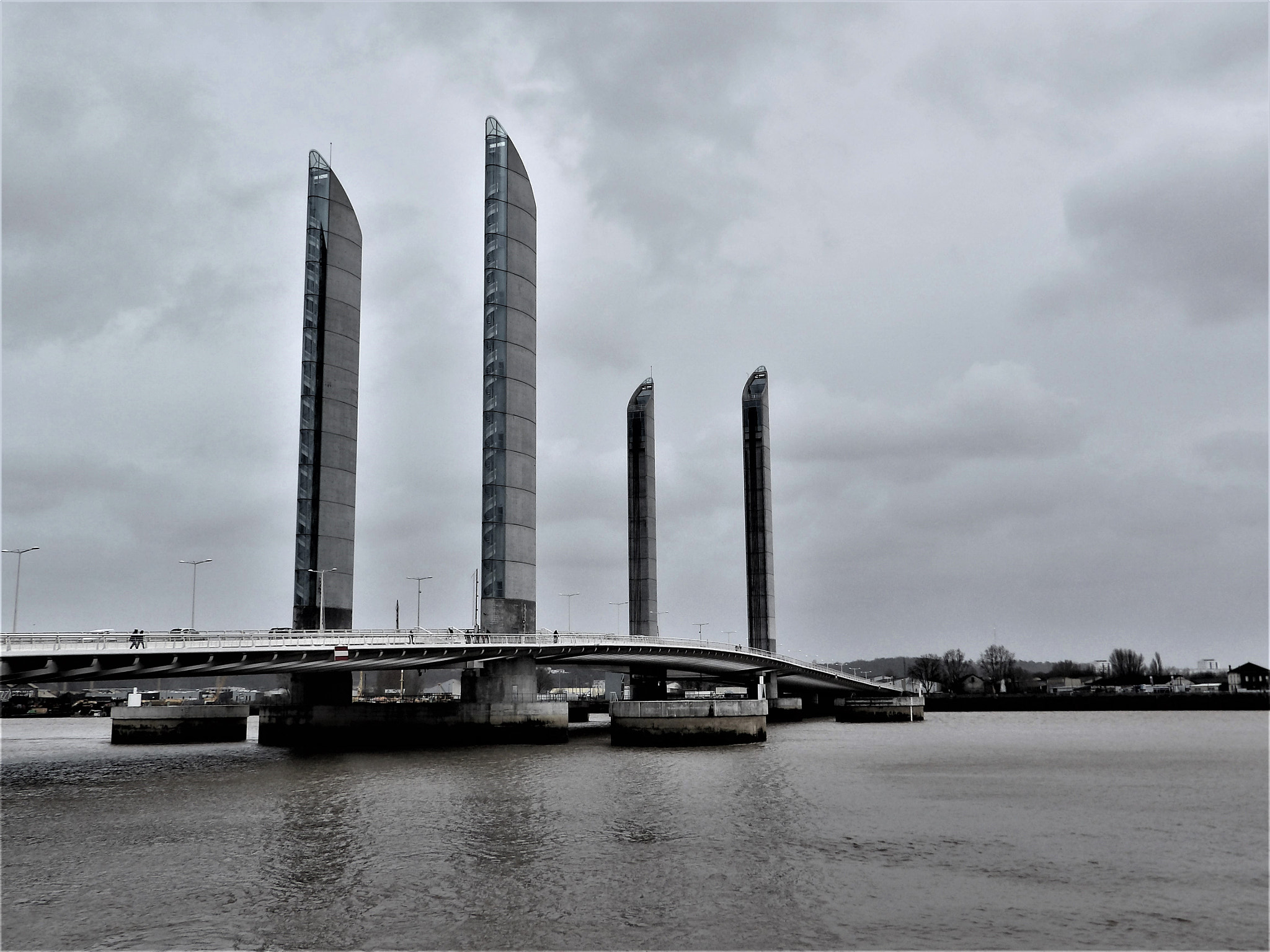 Ricoh PENTAX XG-1 sample photo. Pont jacques-chaban-delmas photography