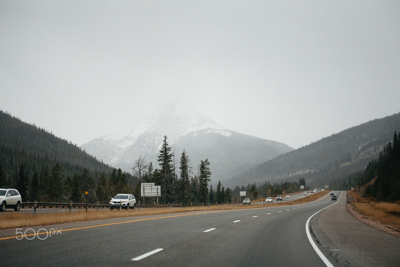 Canon EOS 5D + EF28-70mm f/2.8L USM sample photo. Mountain road photography