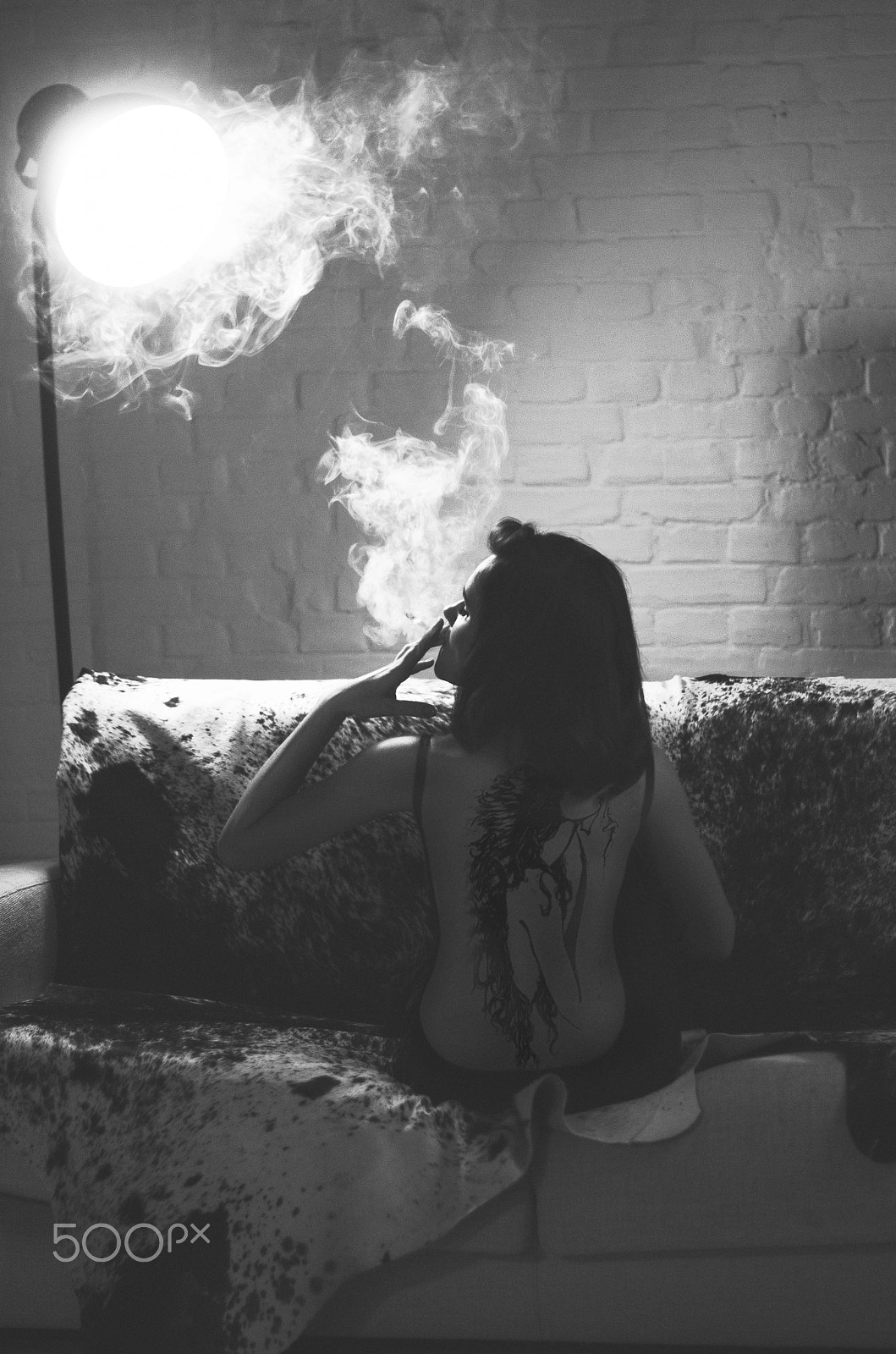Nikon D5100 + Nikon AF-S Nikkor 50mm F1.4G sample photo. Smoke baby photography