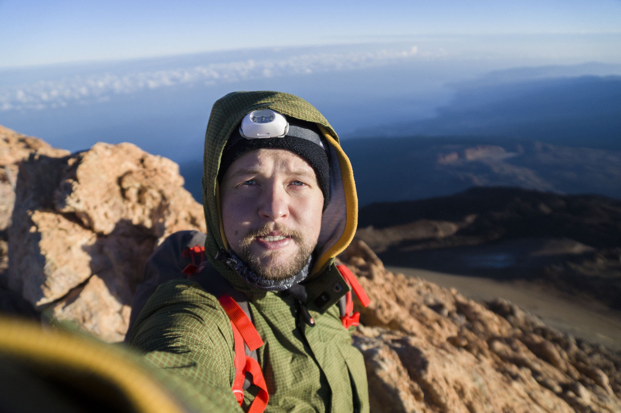 Sony DT 16-50mm F2.8 SSM sample photo. Selfie while suffering from the altitude sickness photography