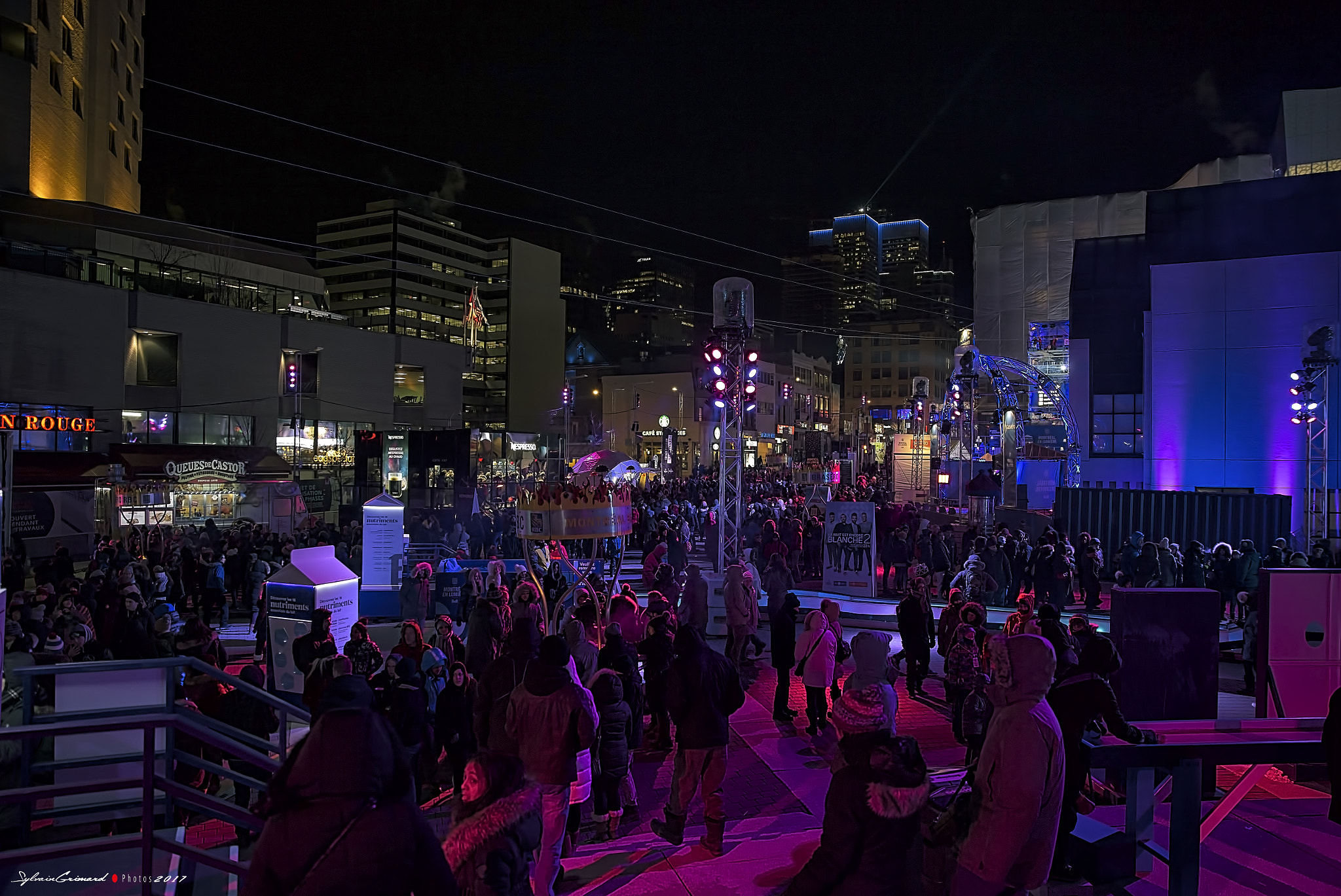 Canon EOS-1D X sample photo. Montreal light festival 2017 photography