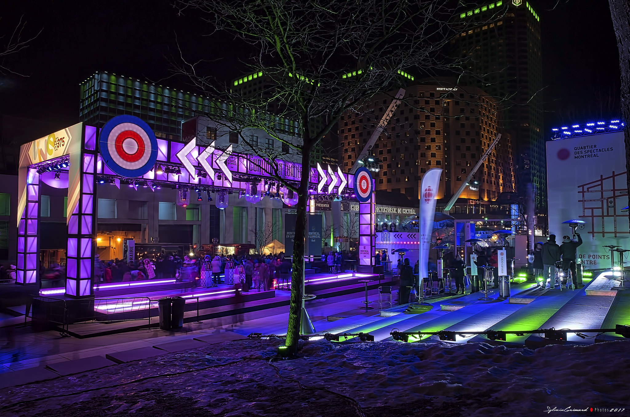 Canon EOS-1D X sample photo. Montreal light festival 2017 photography