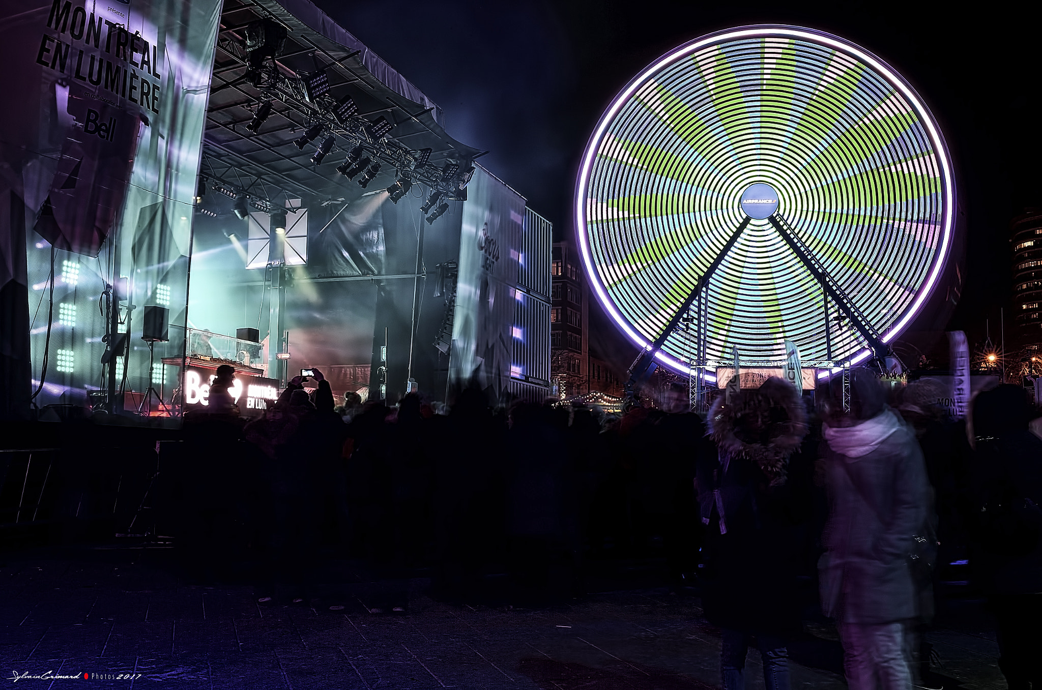 Canon EOS-1D X sample photo. Montreal light festival 2017 photography