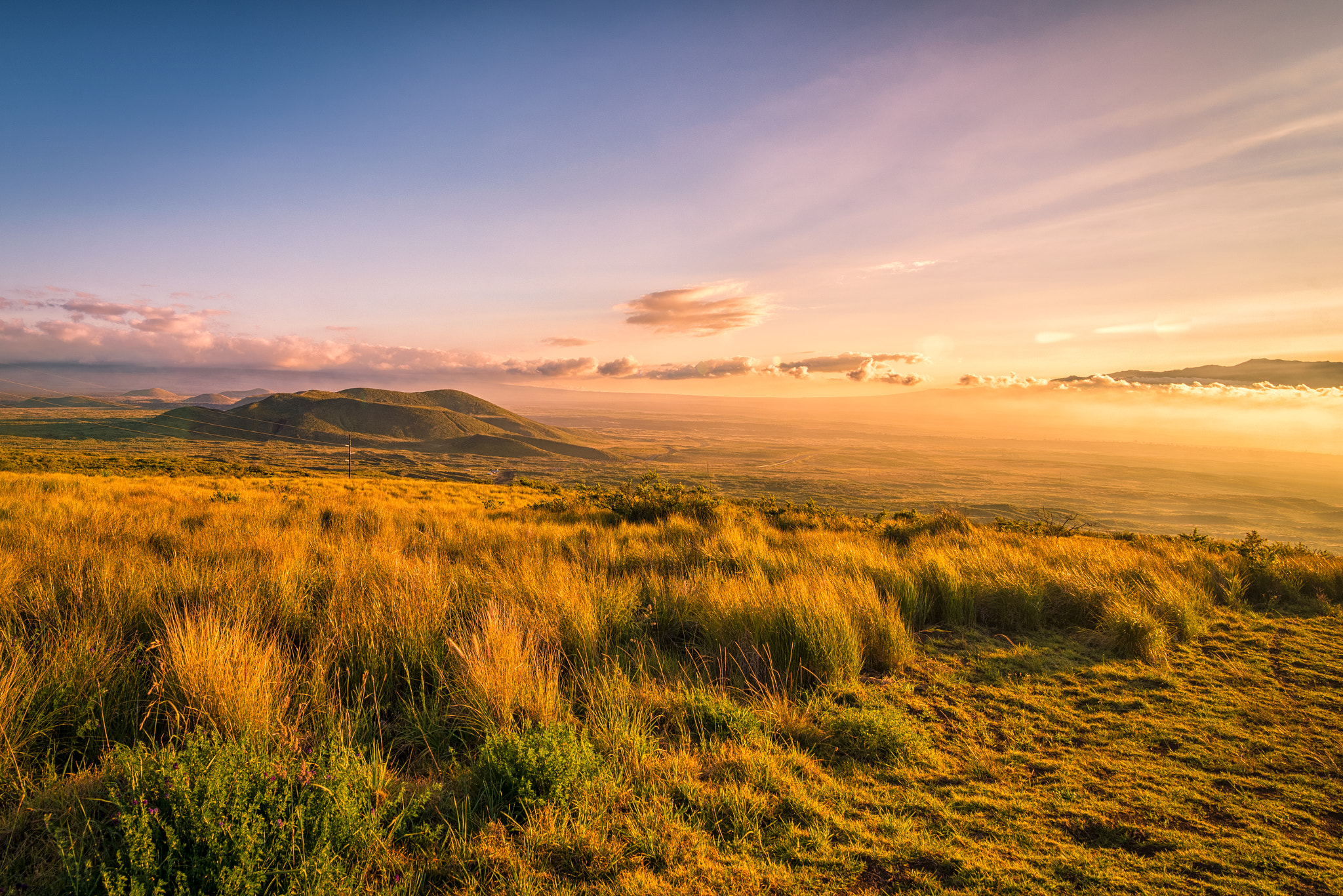 Tokina AT-X 16-28mm F2.8 Pro FX sample photo. Sunset on big island photography
