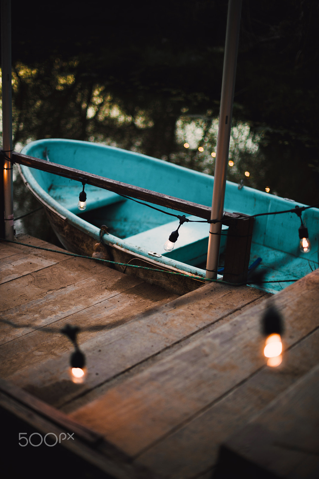 Nikon D810 sample photo. Docked rowboat photography