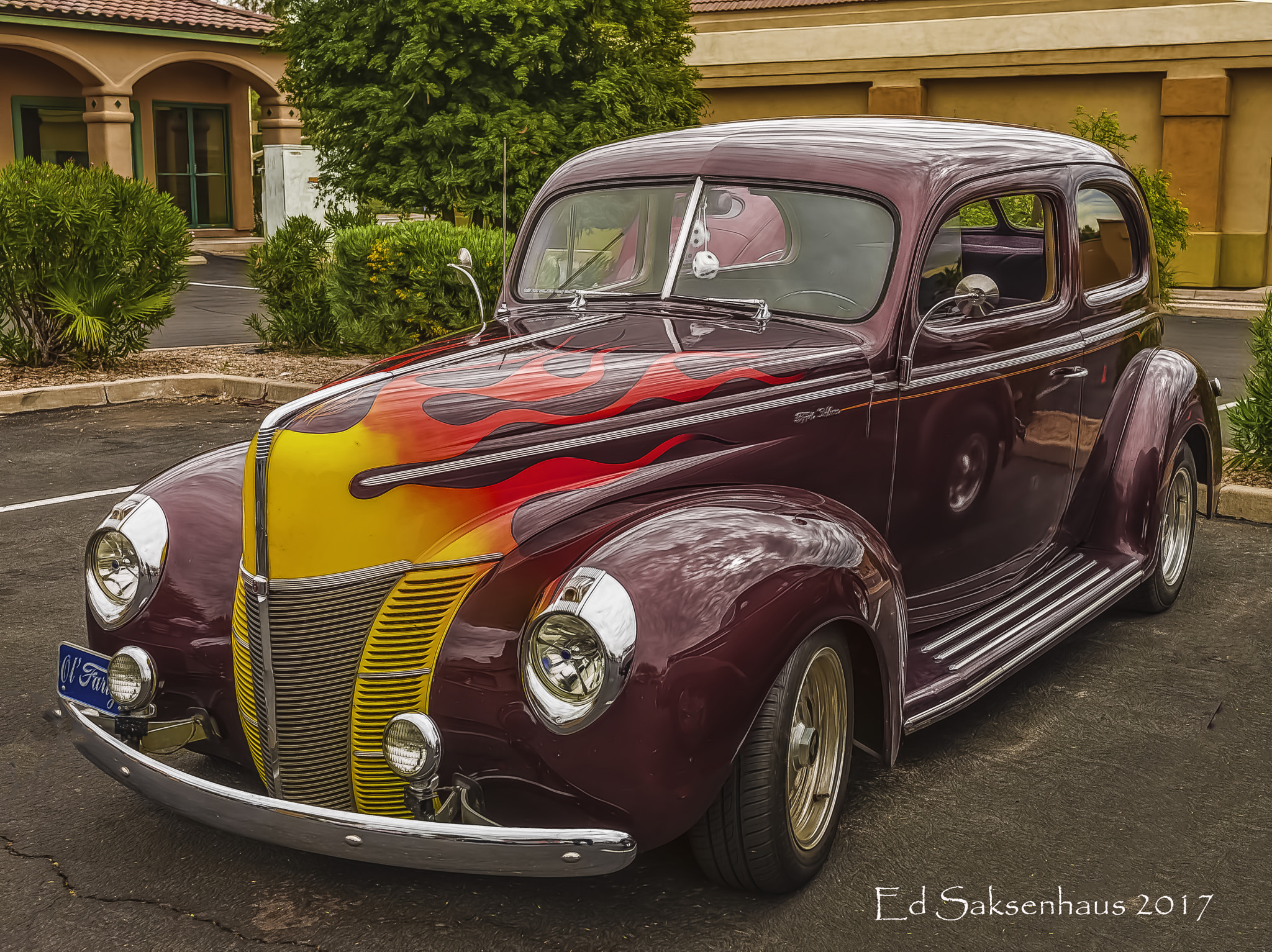 Nikon AF-S Nikkor 28-70mm F2.8 ED-IF sample photo. Ford flames photography
