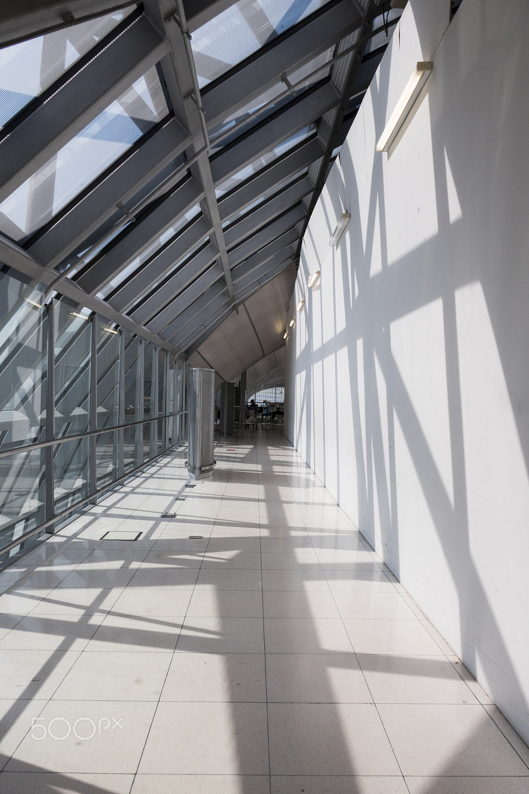 Panasonic DMC-TZ110 sample photo. Walk way in bkk airport photography