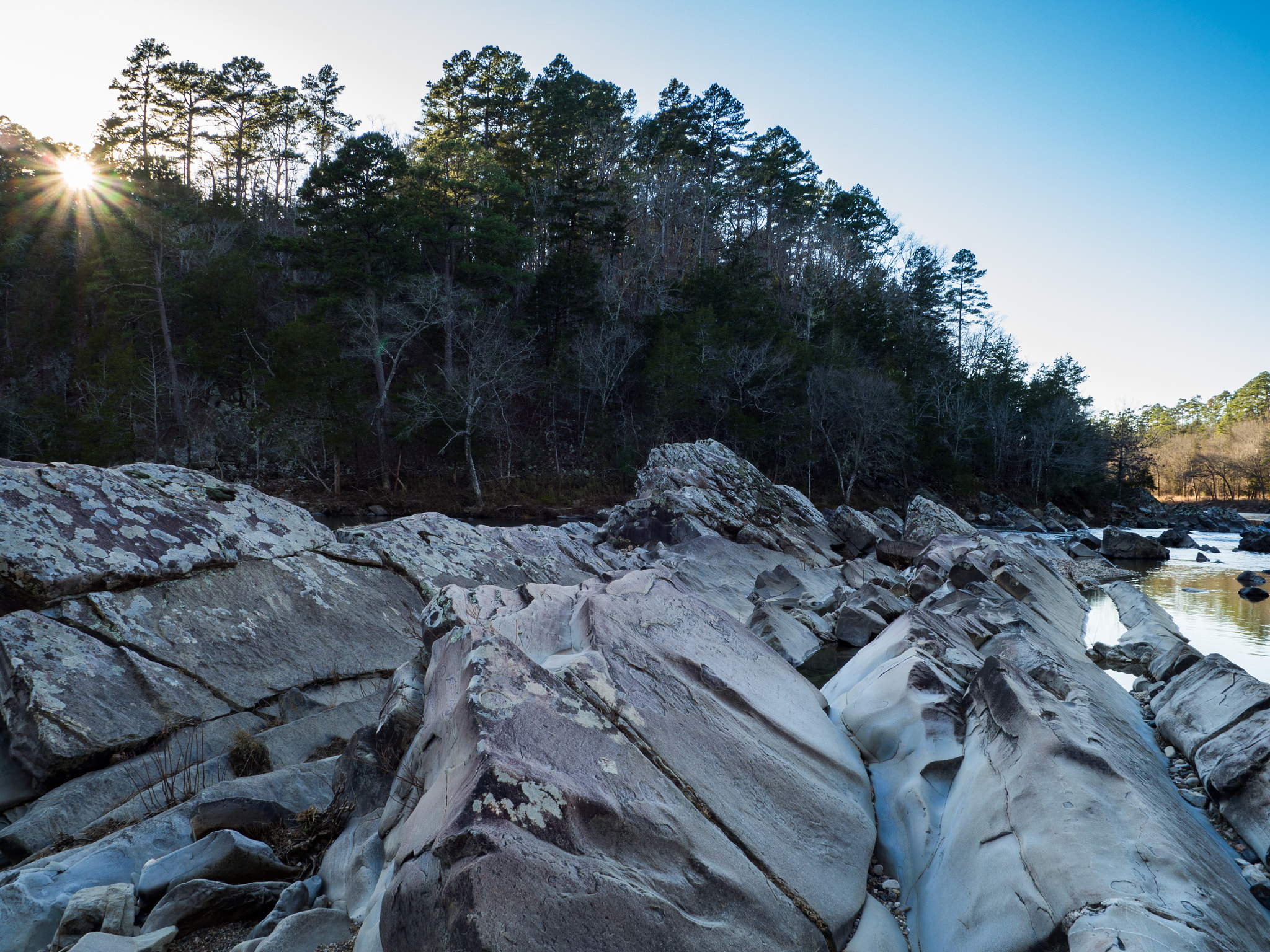 Olympus M.Zuiko Digital ED 14-42mm F3.5-5.6 sample photo. Arkansas sundown photography