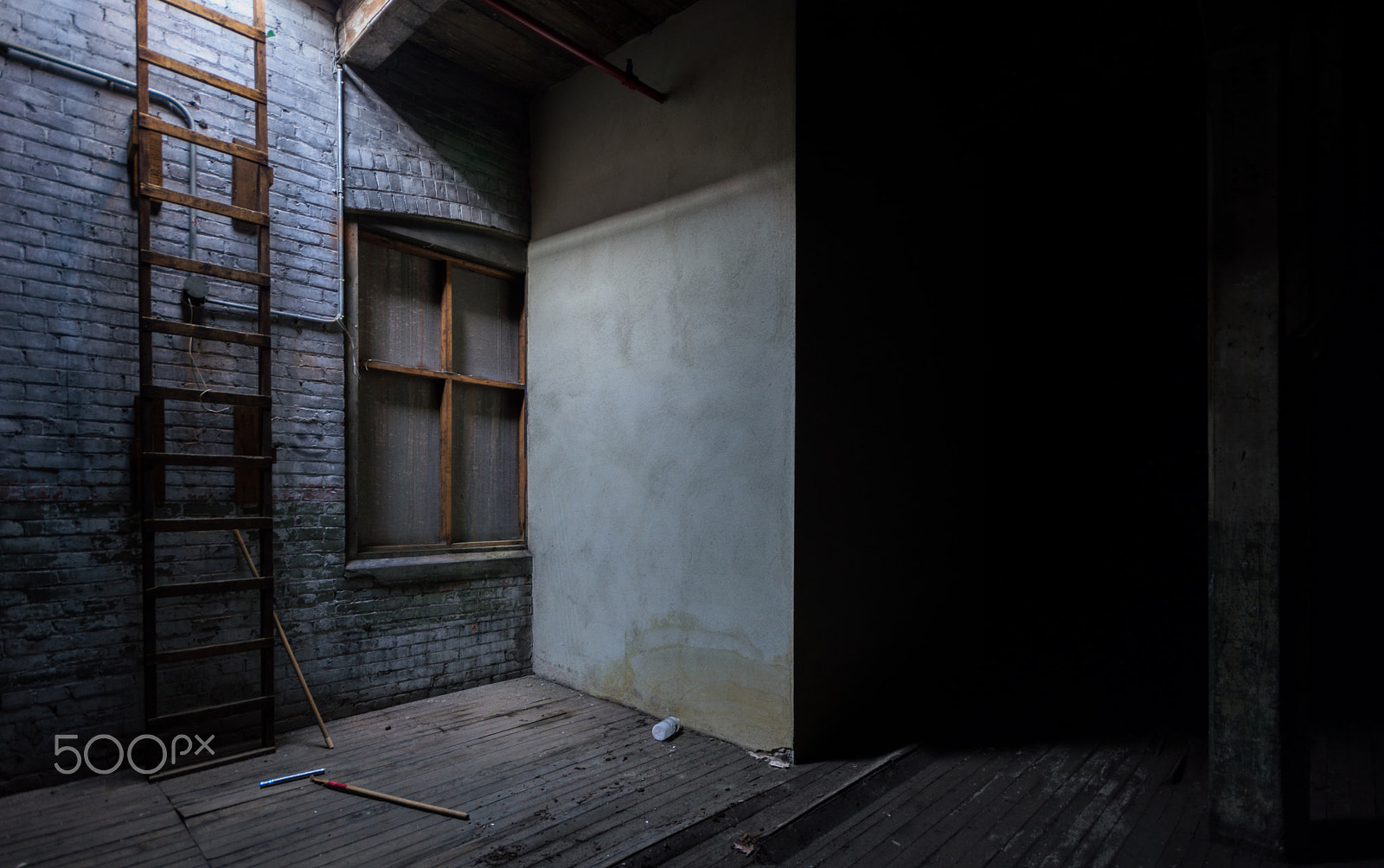 Nikon D3200 + Sigma 10-20mm F4-5.6 EX DC HSM sample photo. Available light in abandoned factory photography