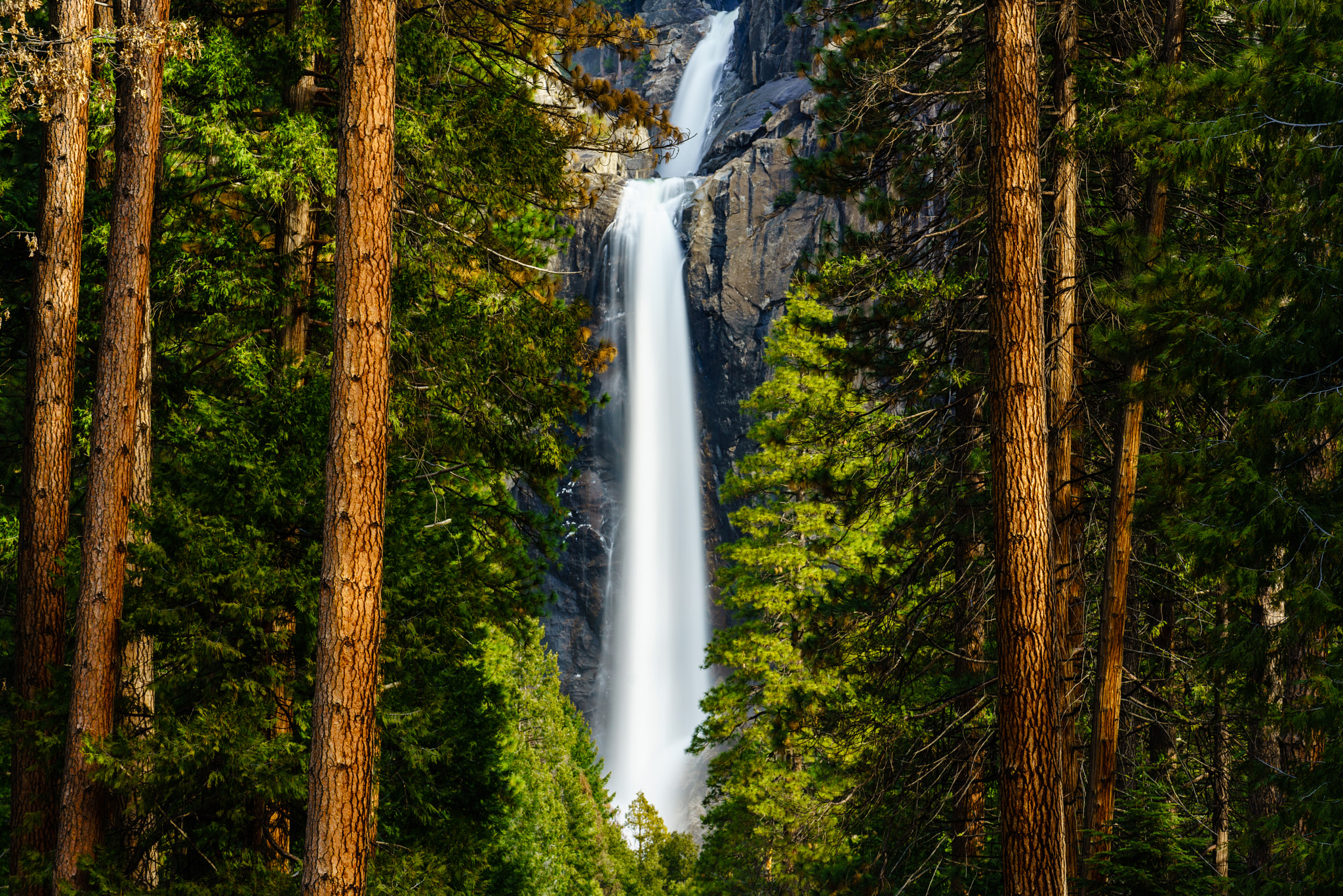 Sony a7R II + Sony FE 70-200mm F2.8 GM OSS sample photo. Lower yosemite falls photography