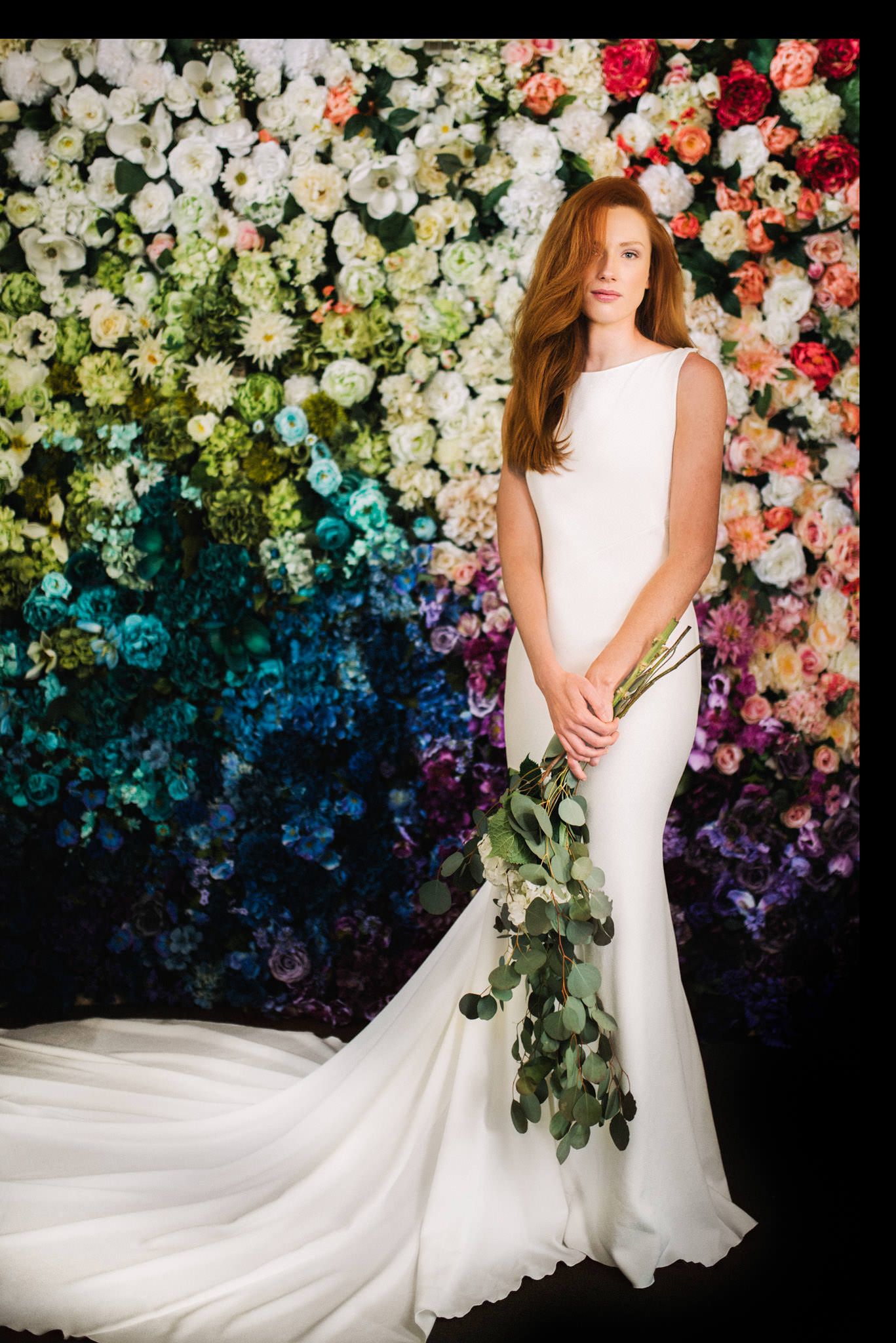Nikon D810 + Sigma 35mm F1.4 DG HSM Art sample photo. Schaffer's flower wall photography