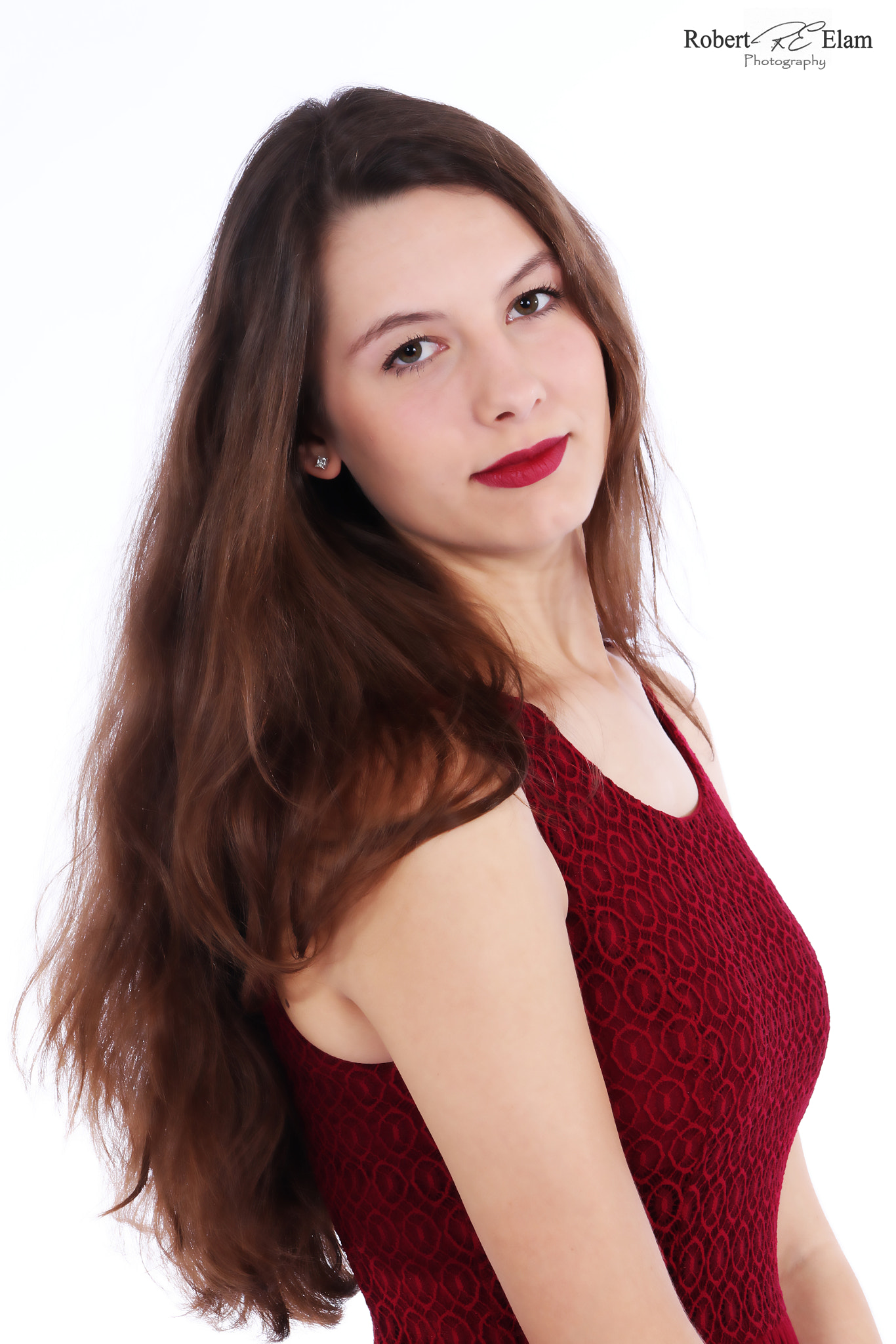 Canon EOS 70D + EF75-300mm f/4-5.6 sample photo. Ashley in red photography