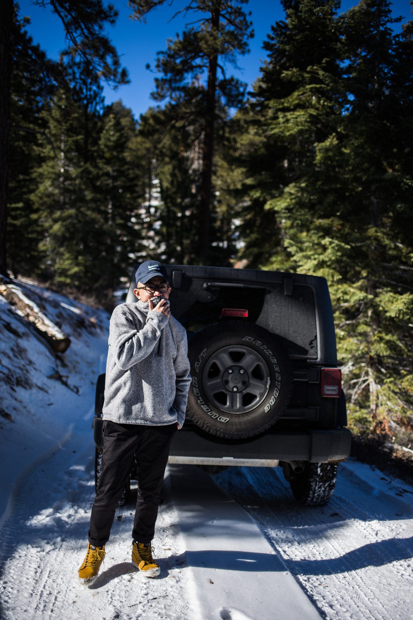 Canon EOS 6D + Canon EF 35mm F2 IS USM sample photo. Cold portrait photography
