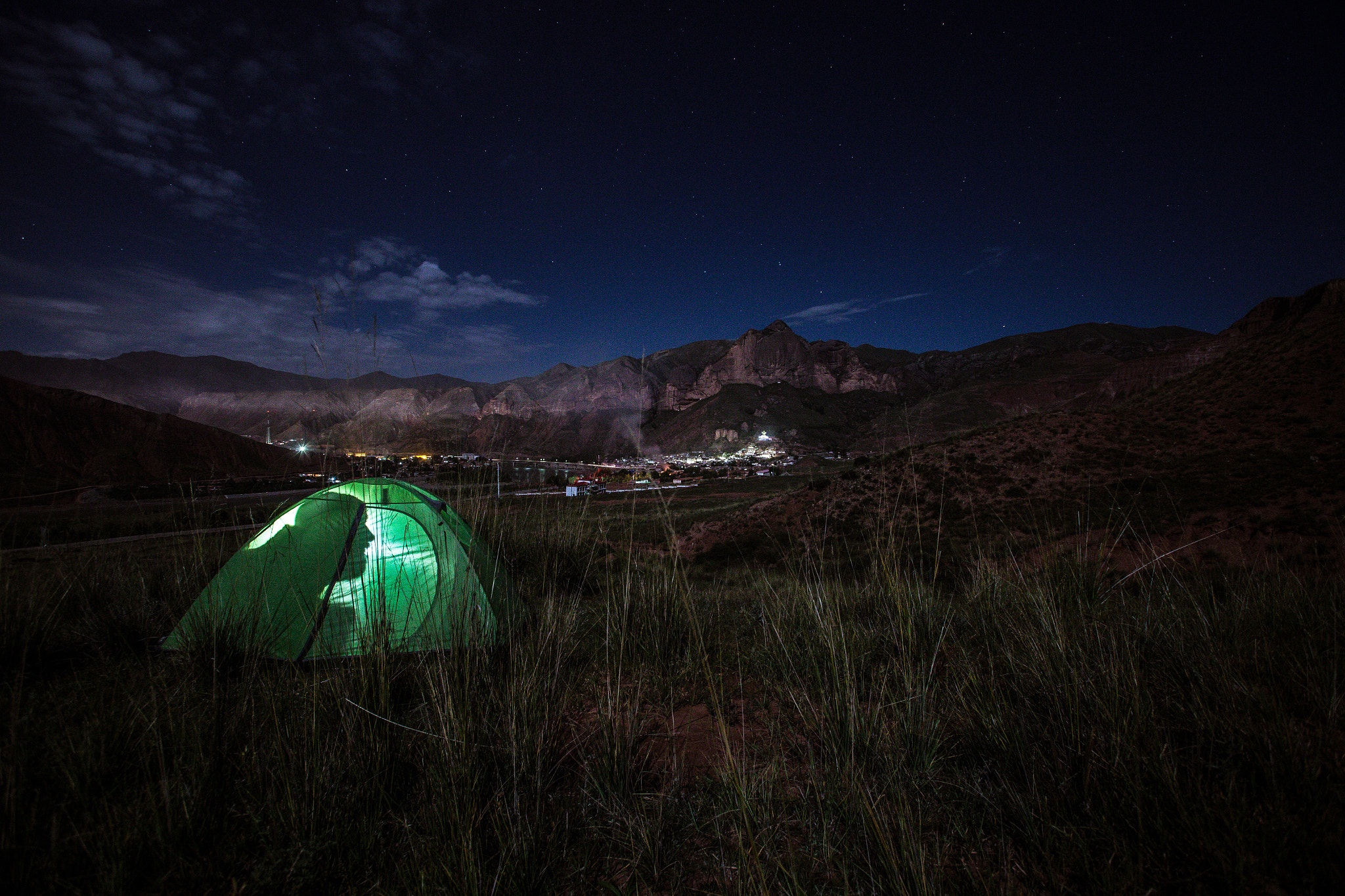 Canon EF 16-35mm F2.8L USM sample photo. Camping in a national park in tibet photography