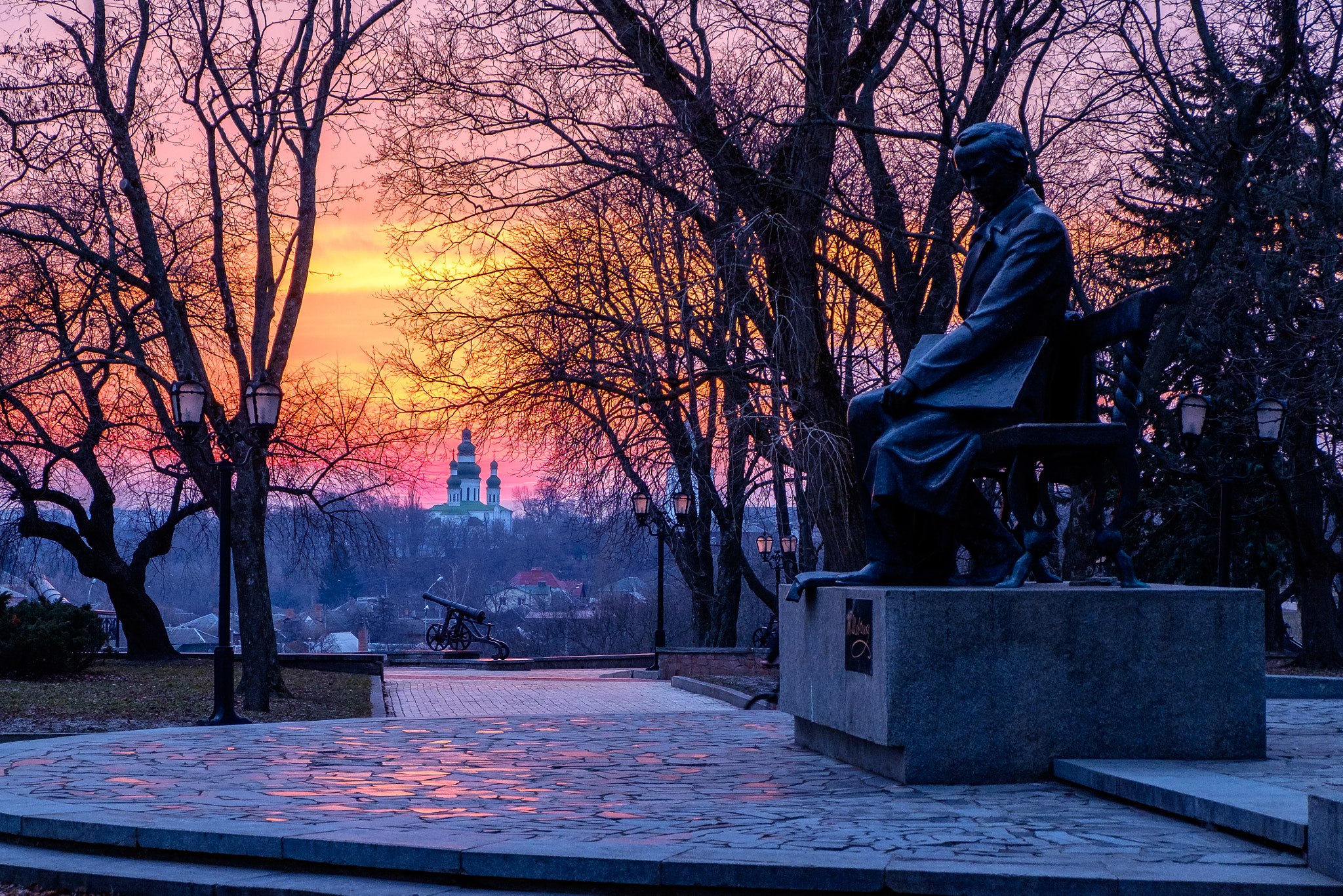 Fujifilm XC 16-50mm F3.5-5.6 OIS II sample photo. Sunset in chernihiv photography