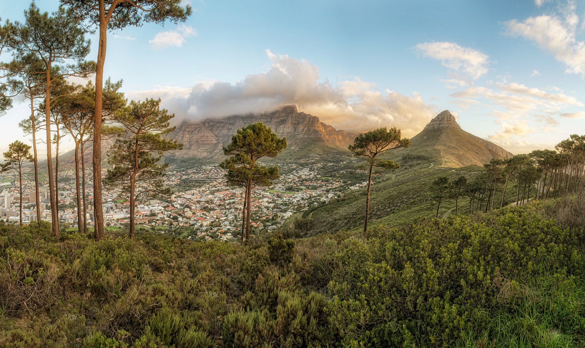 Fujifilm X-Pro1 + Fujifilm XF 18-55mm F2.8-4 R LM OIS sample photo. Table view panorama in cape town photography
