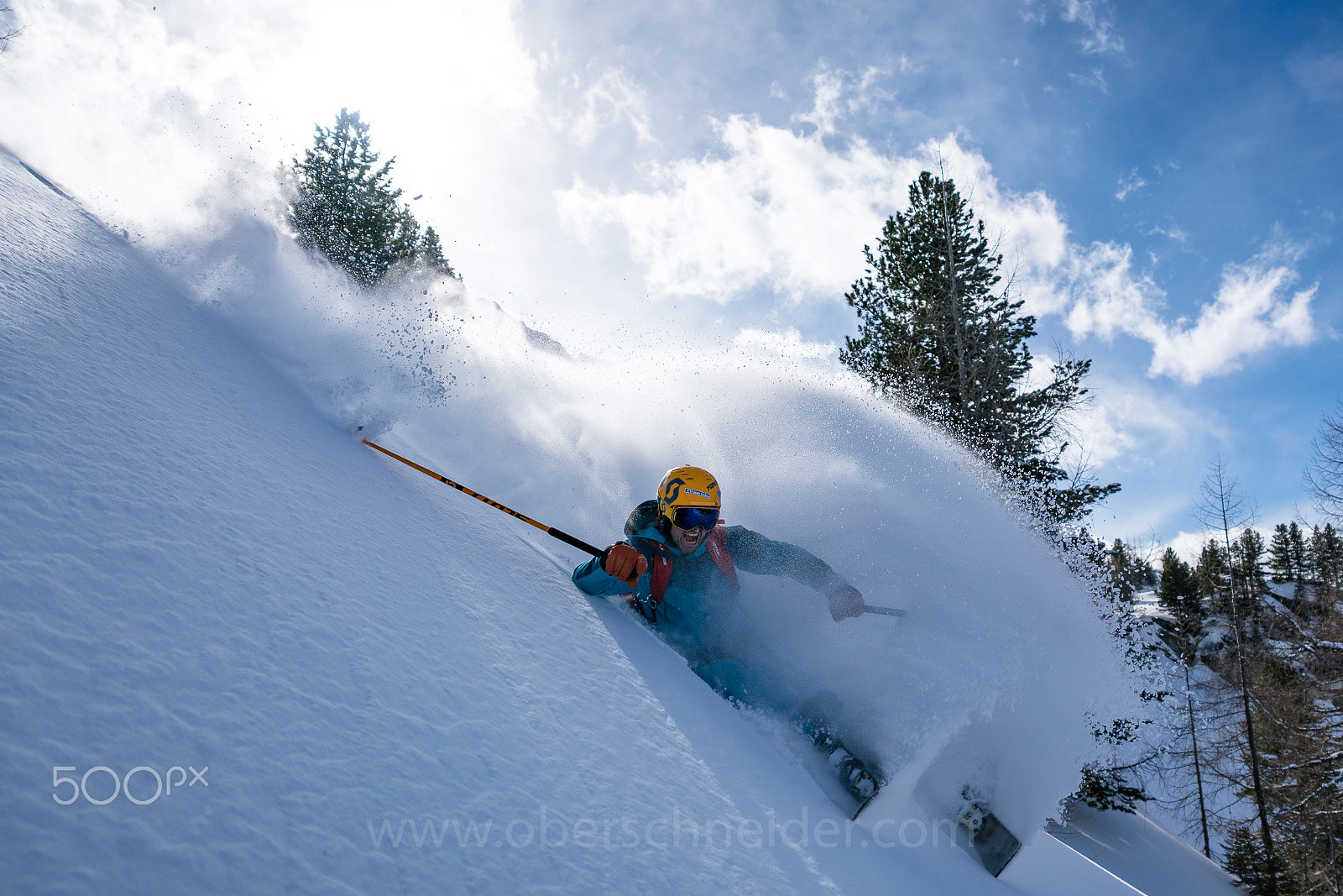 Sony a99 II sample photo. Powder skiing in the alps #7 photography