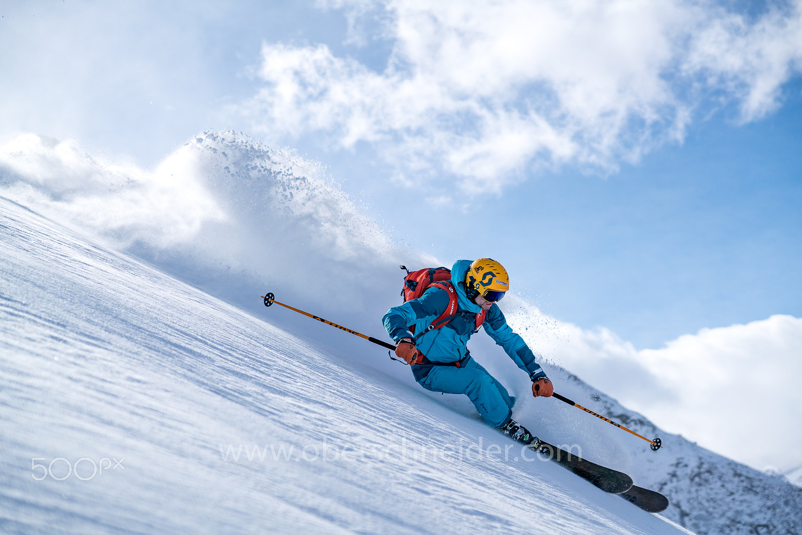 Sony a99 II sample photo. Powder skiing in the alps #6 photography