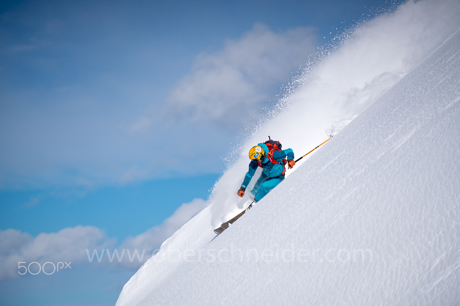 Tamron SP 70-200mm F2.8 Di VC USD sample photo. Powder skiing in the alps #4 photography