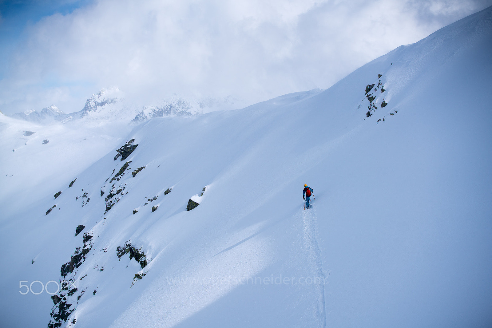 Sony a99 II sample photo. Powder skiing in the alps #2 photography