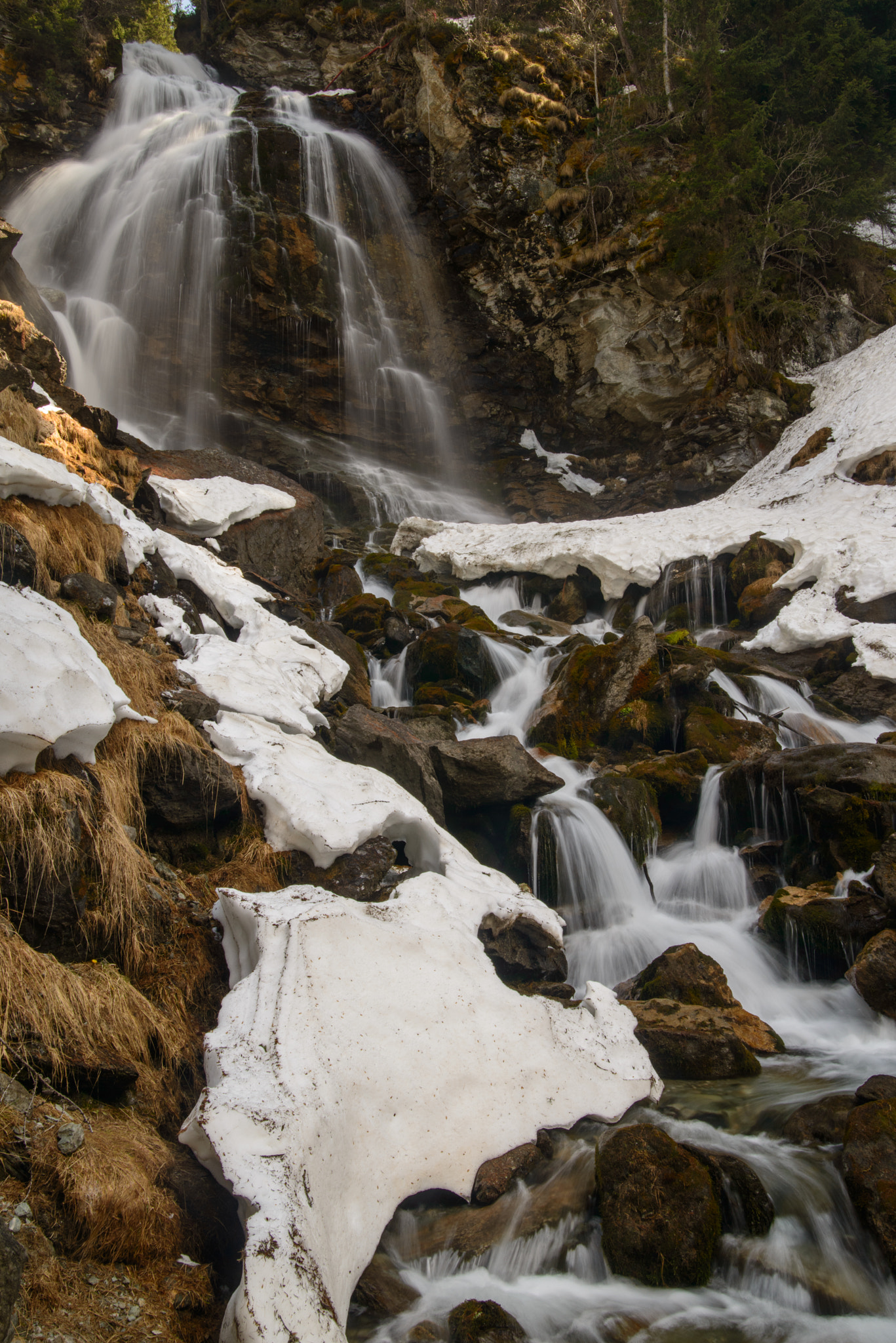 Nikon D800 sample photo. Mascognaz waterfalls photography