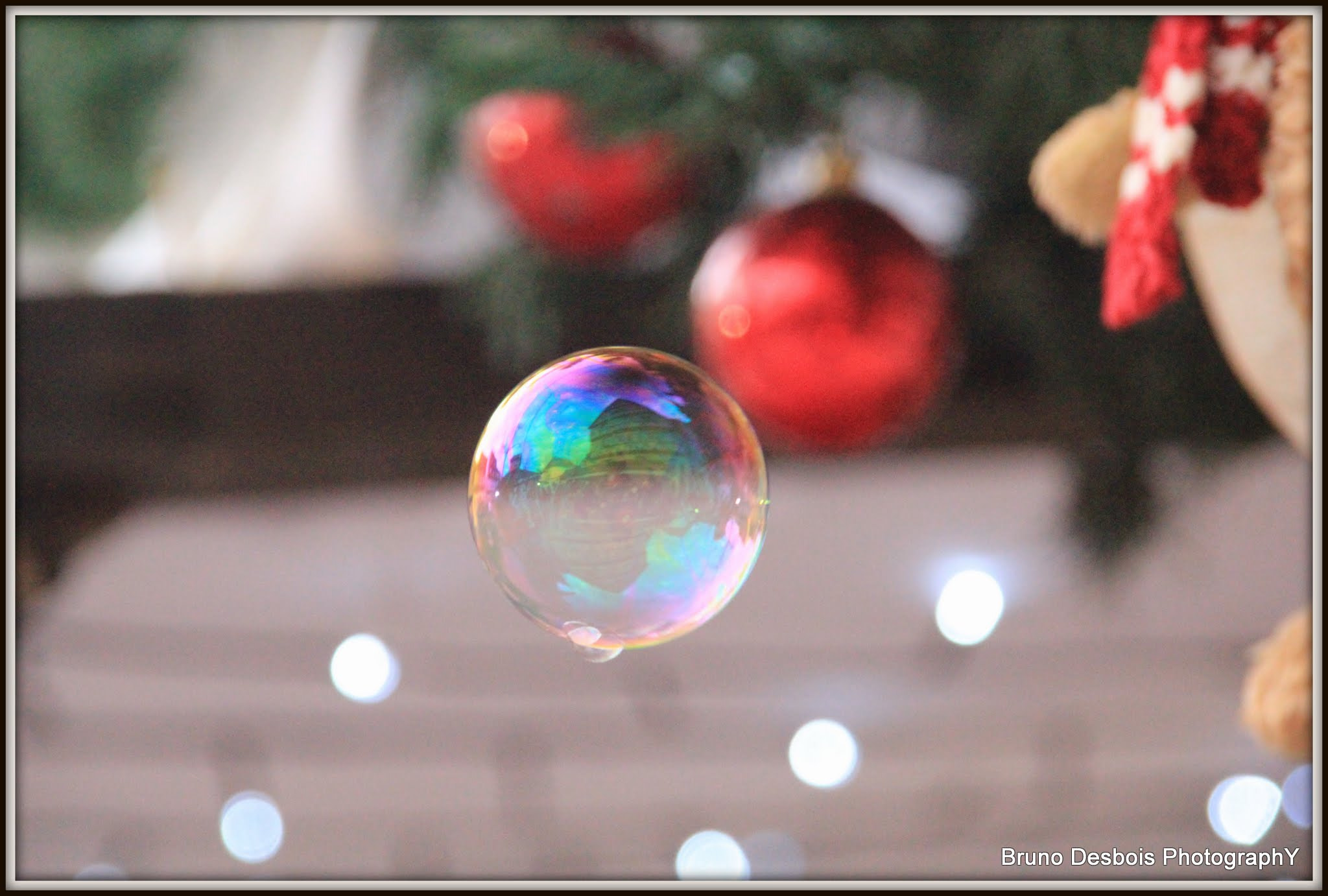 Canon EOS 600D (Rebel EOS T3i / EOS Kiss X5) + Sigma 18-200mm f/3.5-6.3 DC OS sample photo. Christmas bubble -colmar-france photography