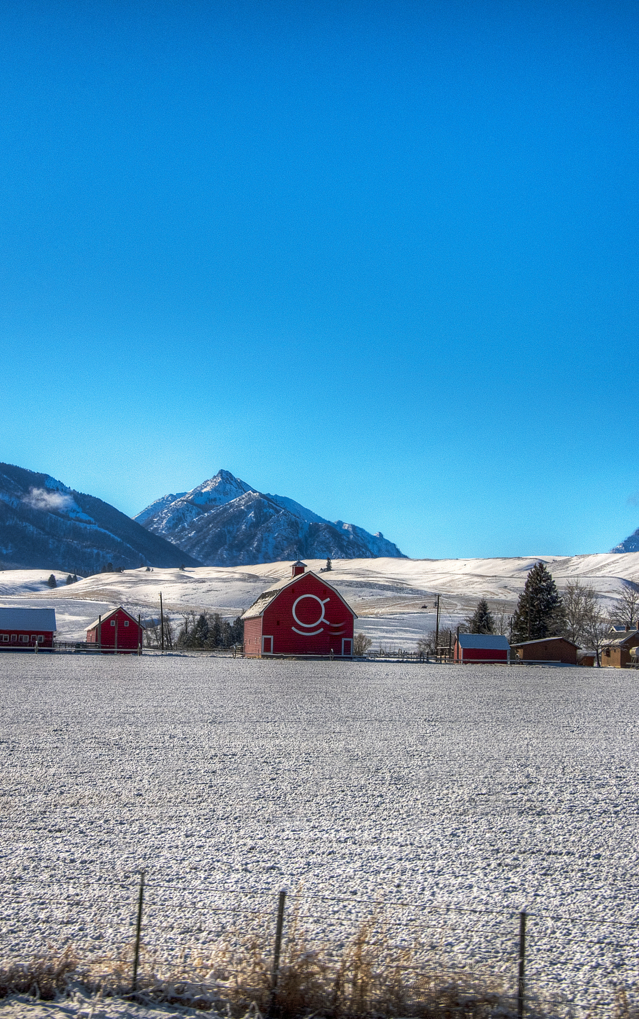 Nikon D5500 sample photo. Red barn joseph or, photography