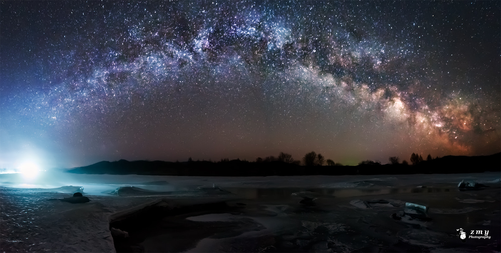 Nikon D3X sample photo. The milky way bridge photography