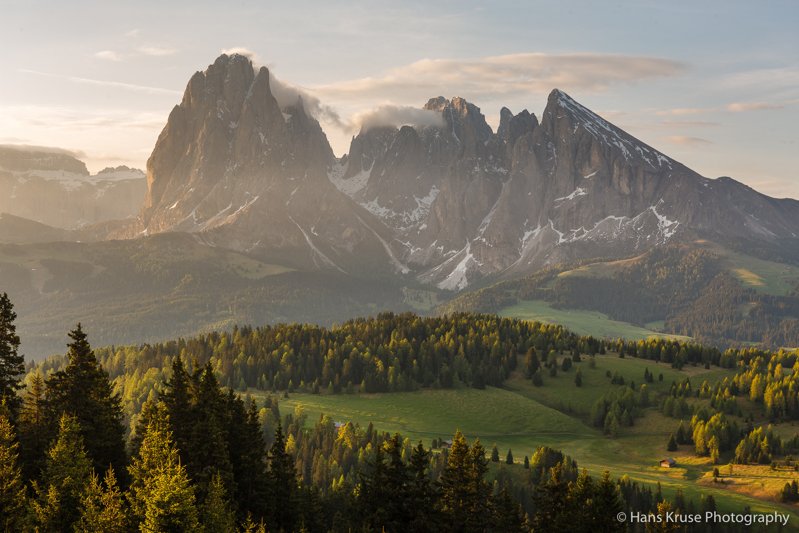 Canon EOS-1Ds Mark III + Canon EF 24-70mm F2.8L USM sample photo. Alpe di siusi with the sassolungo group photography