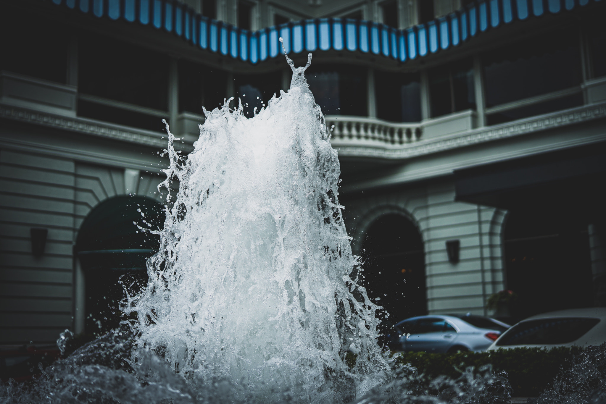 Sony a7 II sample photo. Fountain photography