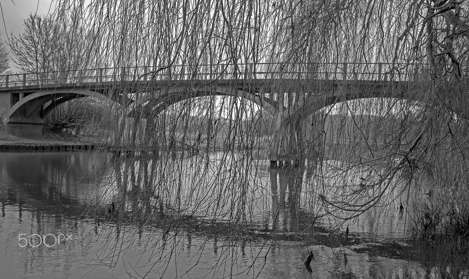 Tamron SP 35mm F1.8 Di VC USD sample photo. Bridge reflection in river photography