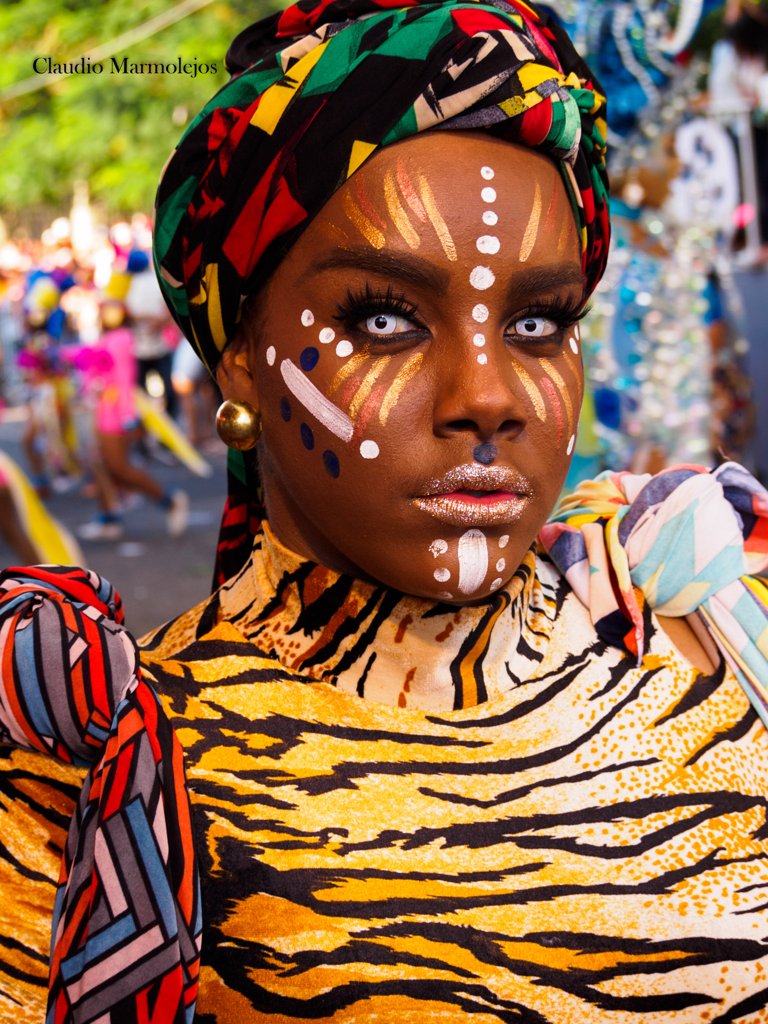 Olympus PEN E-PL3 sample photo. Mujer disfrazada de tigresa en el carnaval de santiago, rep. dom. photography
