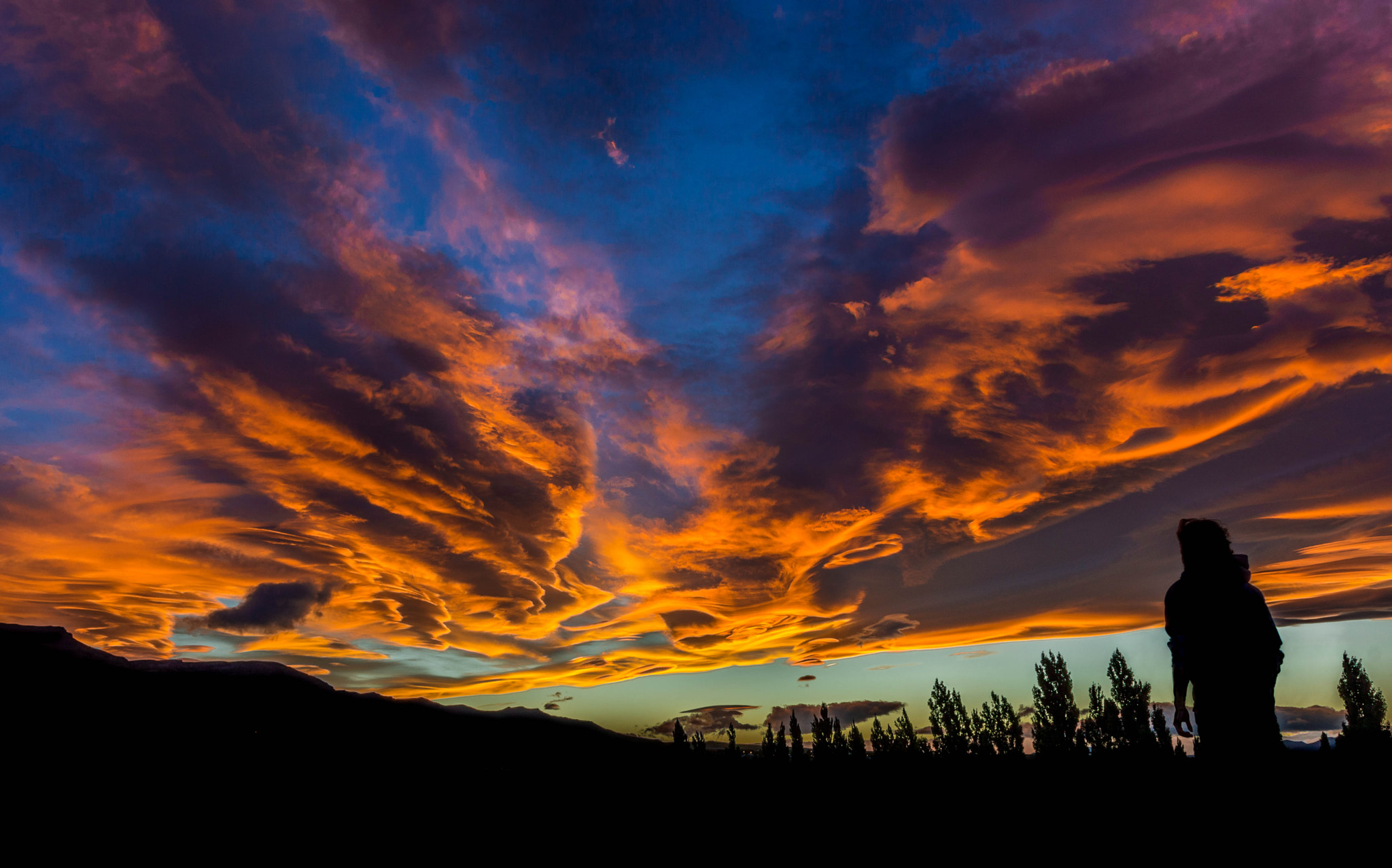 Sigma 17-50mm F2.8 EX DC OS HSM sample photo. Sunset at el calafate photography
