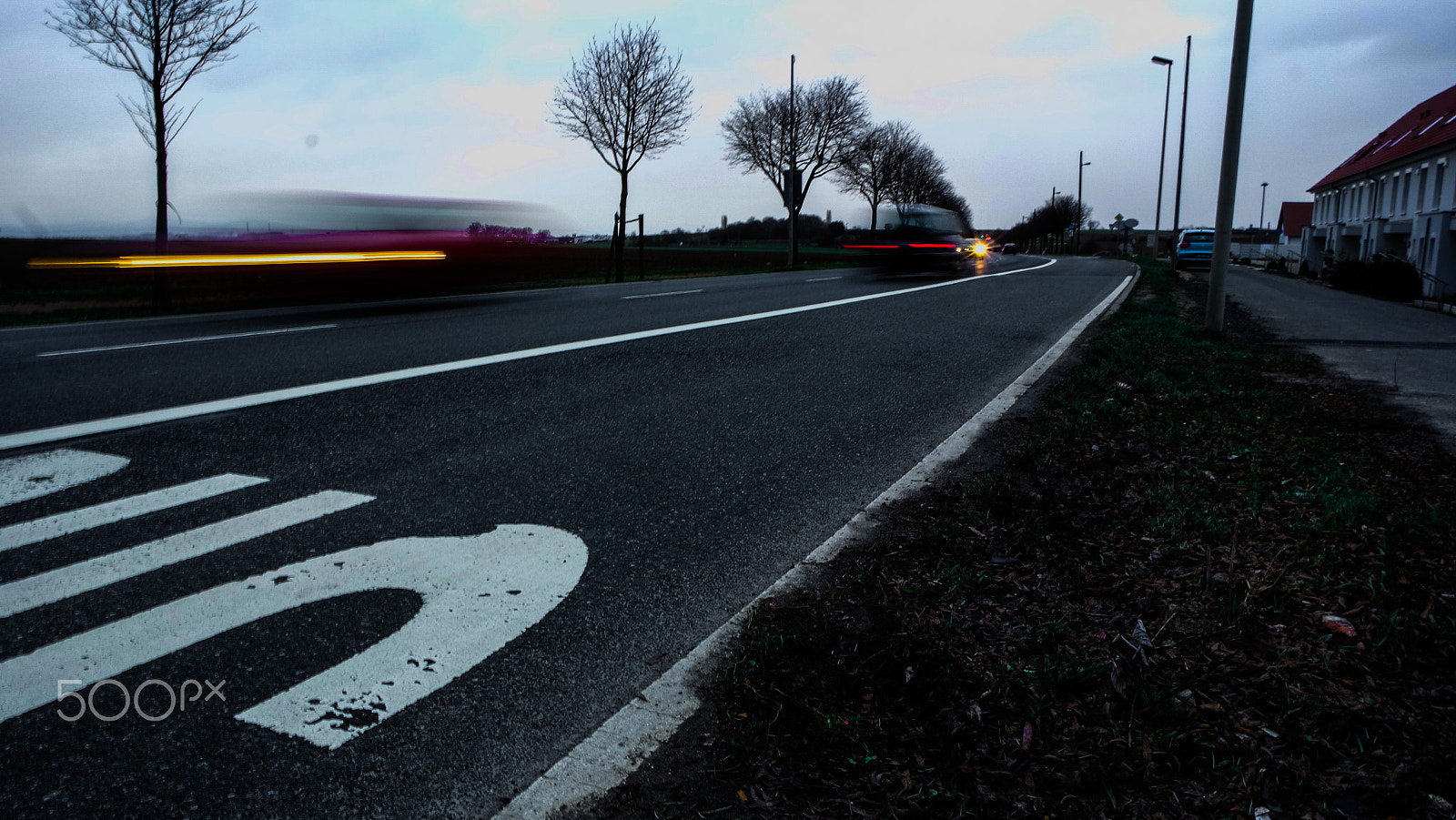 Samsung NX 16-50mm F3.5-5.6 Power Zoom ED OIS sample photo. Cars on german countryside road photography