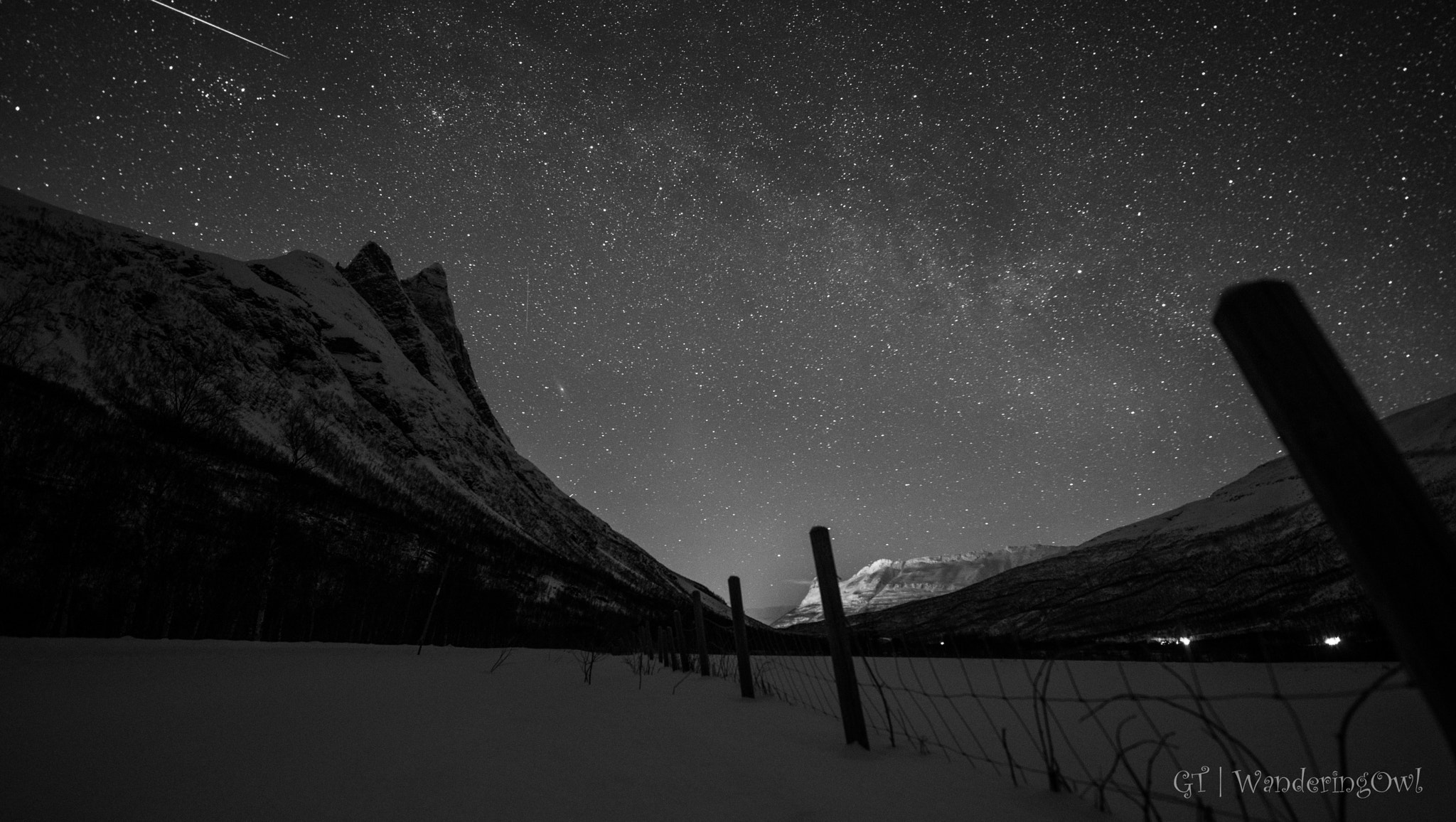 Nikon AF-S Nikkor 14-24mm F2.8G ED sample photo. Milky way in signaldalen photography