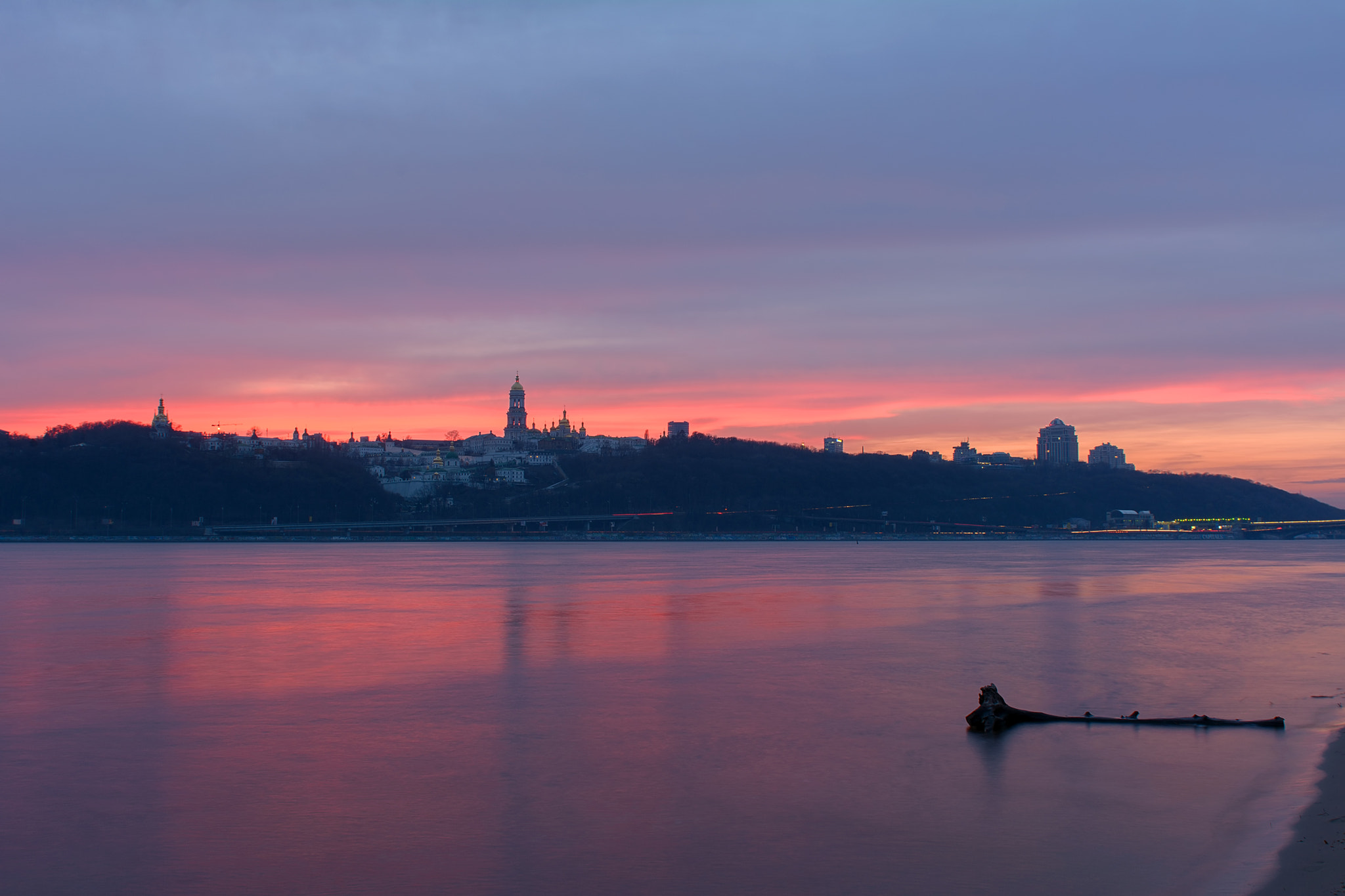 Nikon AF-S Nikkor 24-70mm F2.8G ED sample photo. View of the kiev-pechersk lavra from the dniprо river photography