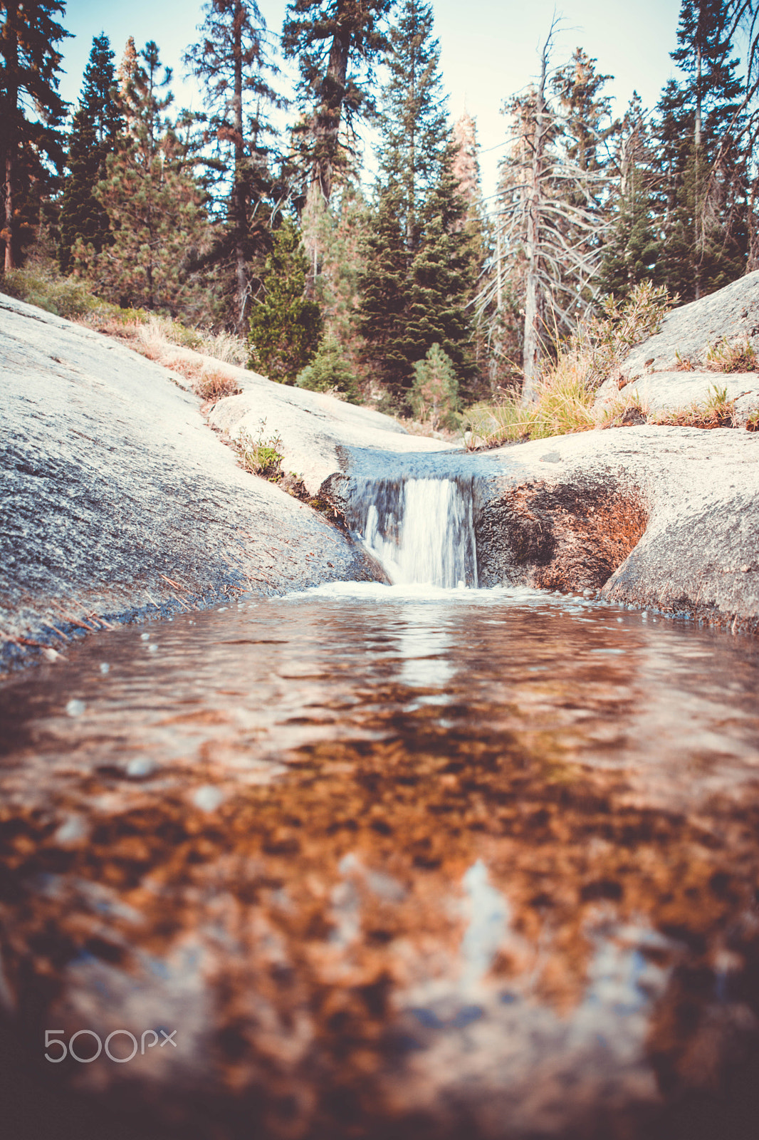 Nikon D7100 + Sigma 18-200mm F3.5-6.3 DC sample photo. Trickling waterfall photography