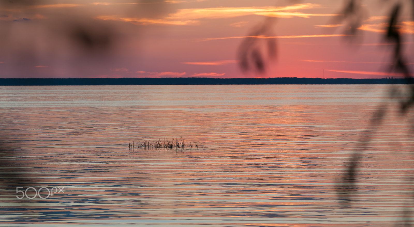 Nikon AF-S Nikkor 70-200mm F4G ED VR sample photo. Dusk on kievian sea photography