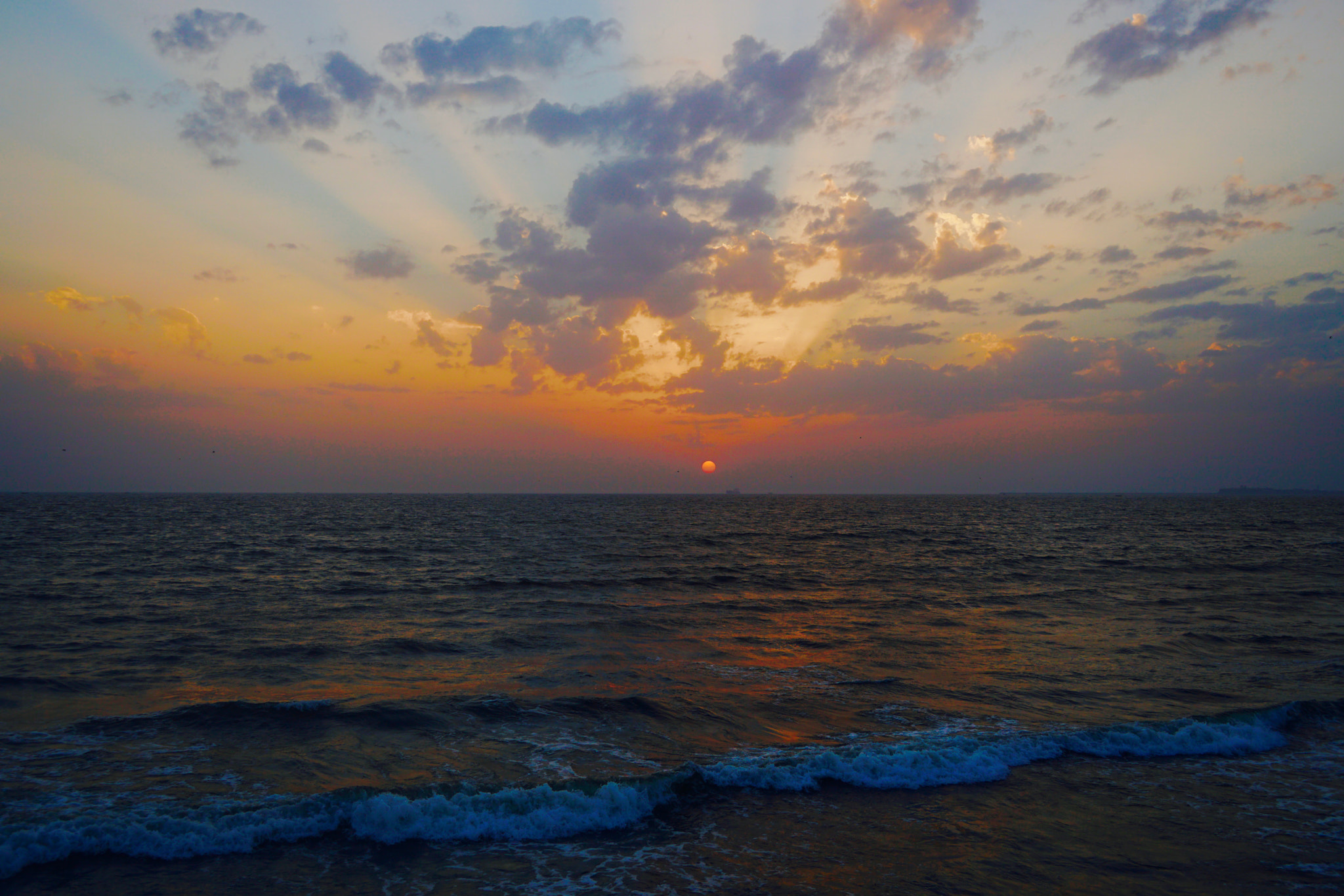 Sony E 18-200mm F3.5-6.3 OSS sample photo. Sunset on the beach photography