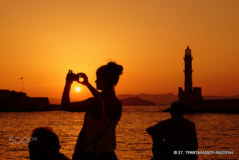 Sony E 18-55mm F3.5-5.6 OSS sample photo. Sunset-chania-crete-greece- © st. trantallidou- rasouli photography