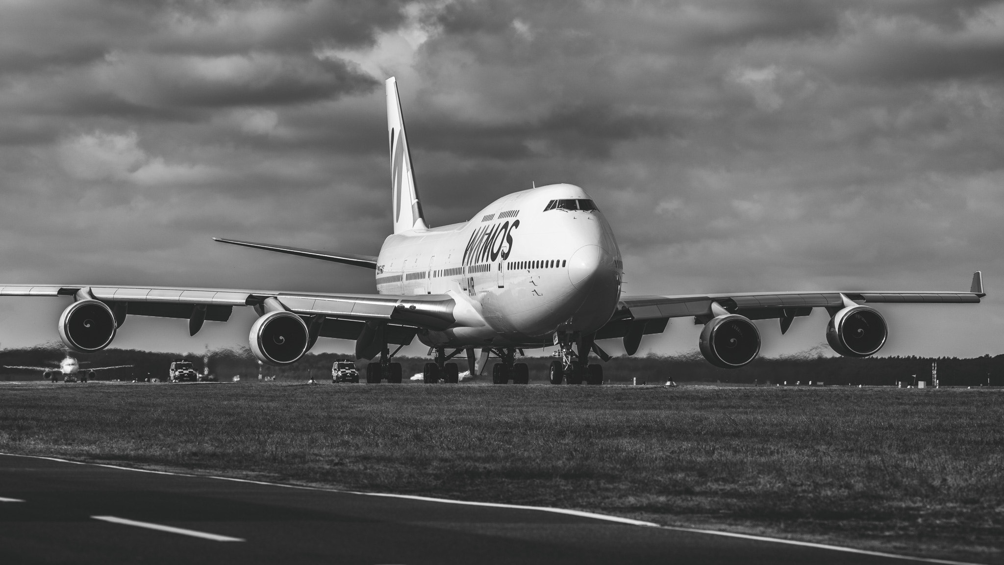 Pentax K-1 sample photo. Boeing 747-419 - wamos air - ec-mds @ txl photography