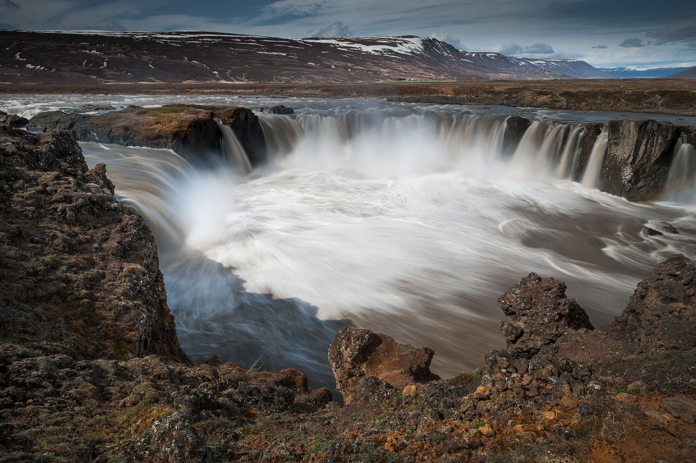 Nikon AF-S Nikkor 17-35mm F2.8D ED-IF sample photo. Goðafoss photography